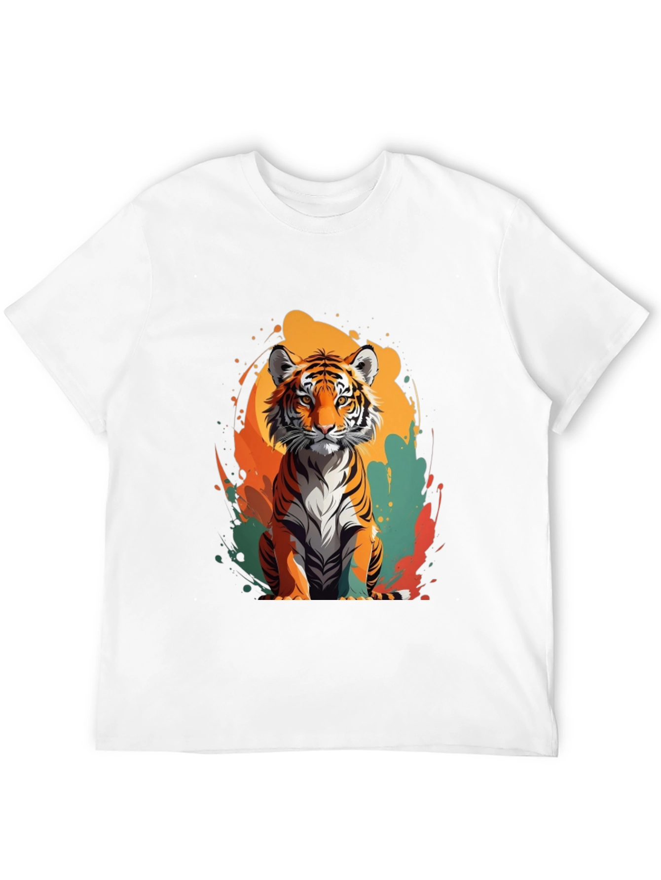 Tiger Graphic Tee - Trendy Casual Wear