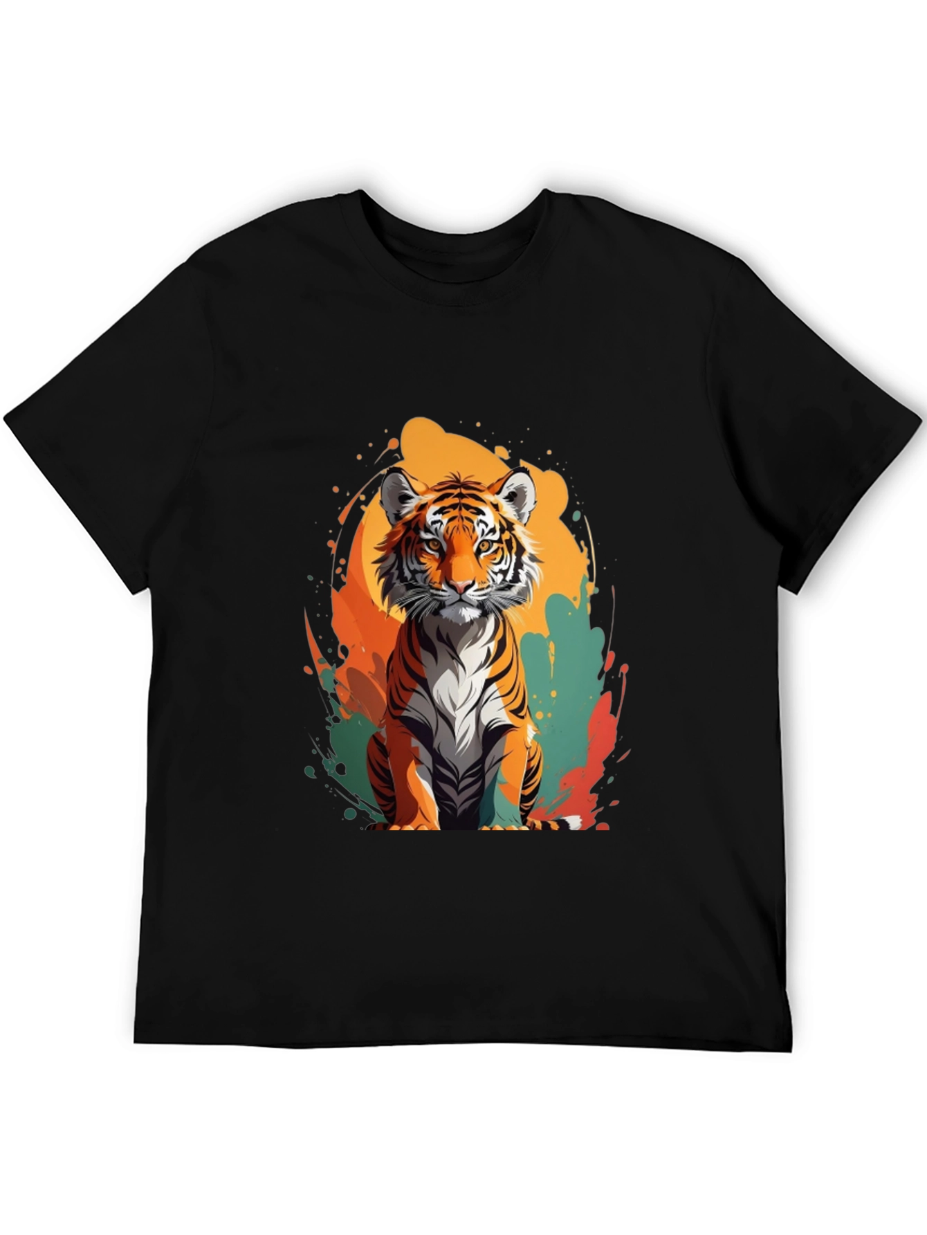 Tiger Graphic Tee - Trendy Casual Wear
