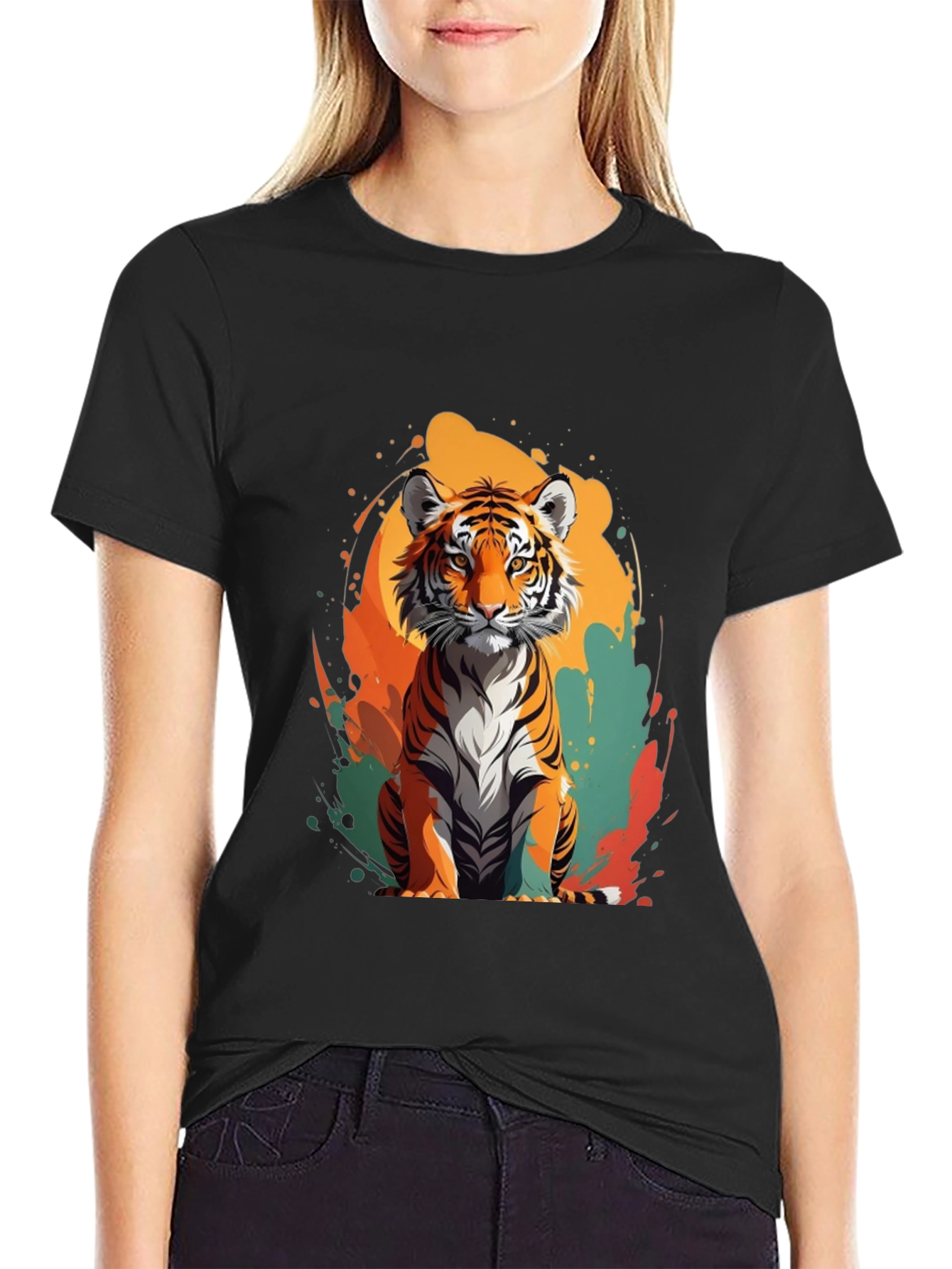 Tiger Graphic Tee - Trendy Casual Wear