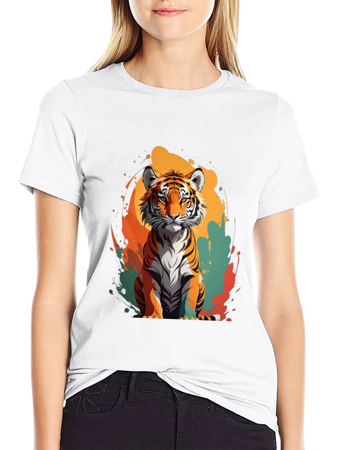 Tiger Graphic Tee - Trendy Casual Wear