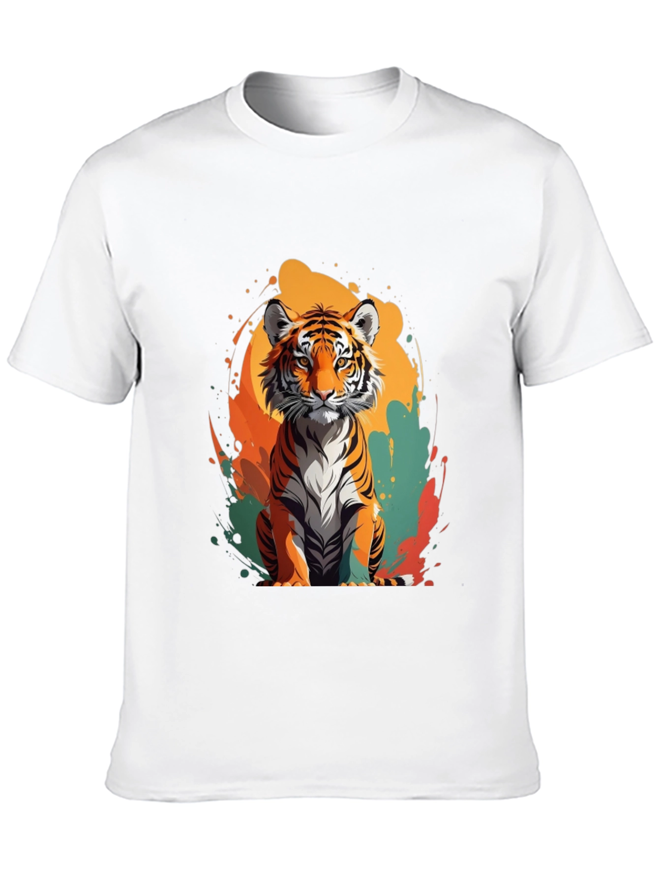 Tiger Graphic Tee - Trendy Casual Wear
