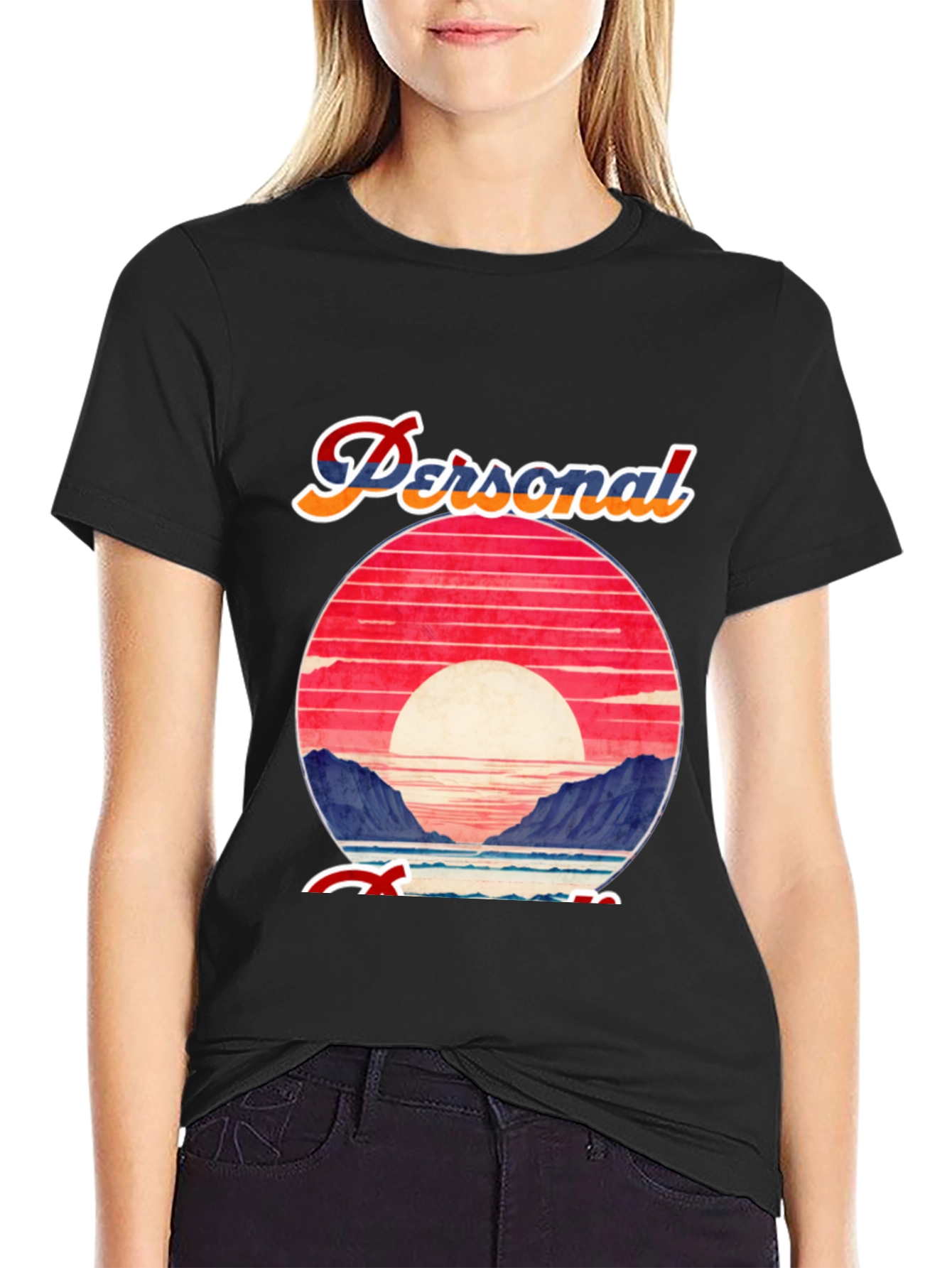 Personal Space Black Graphic T-Shirt