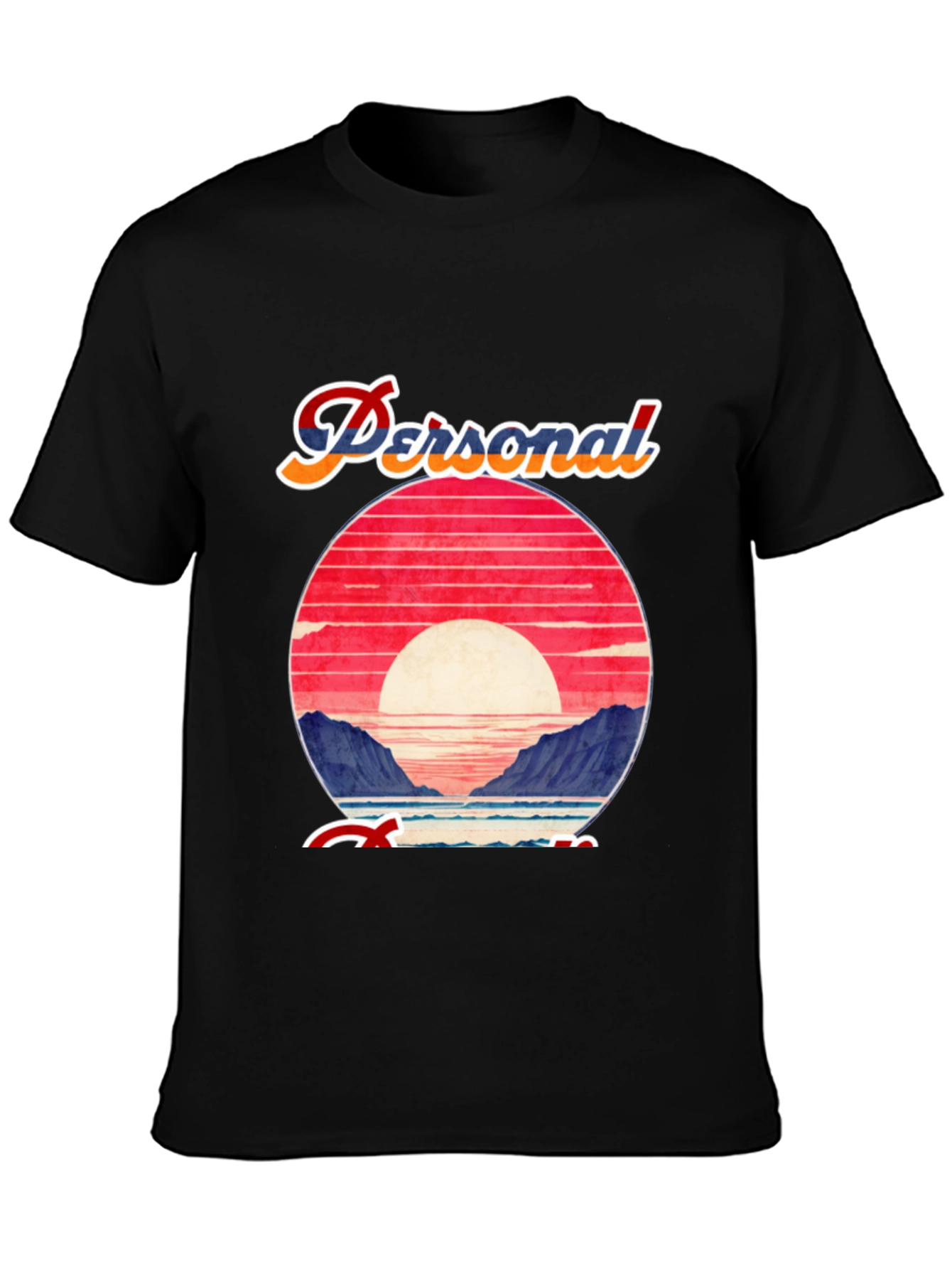 Personal Space Black Graphic T-Shirt