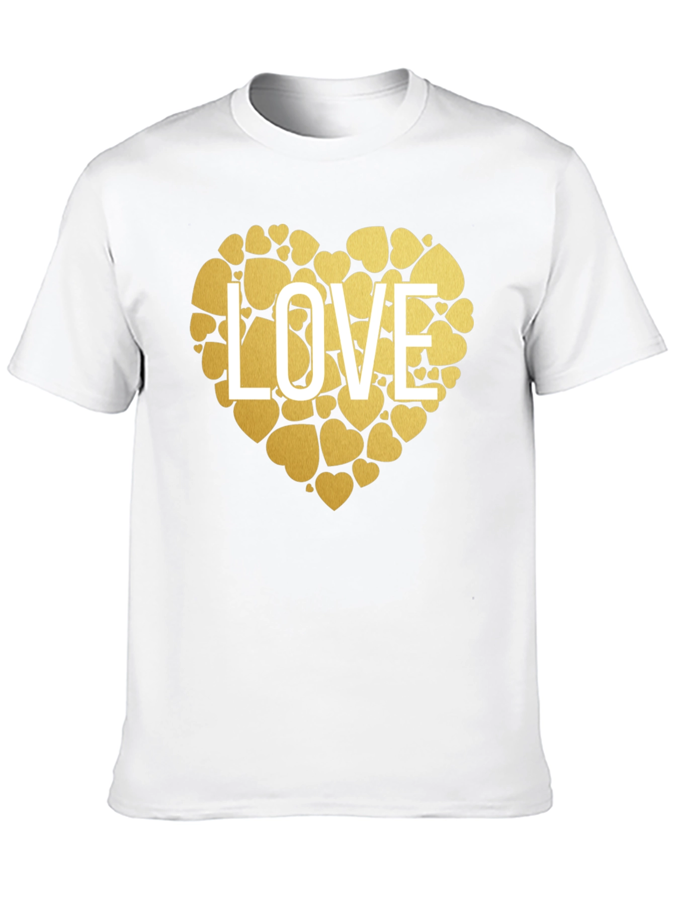 Love Heart Graphic T-Shirt - Stylish Black Tee