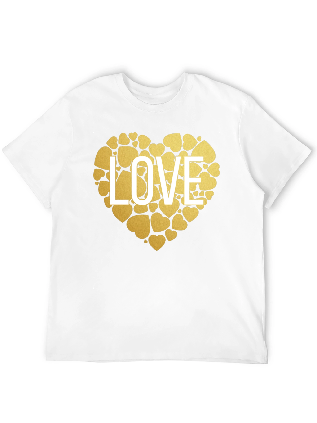 Love Heart Graphic T-Shirt - Stylish Black Tee