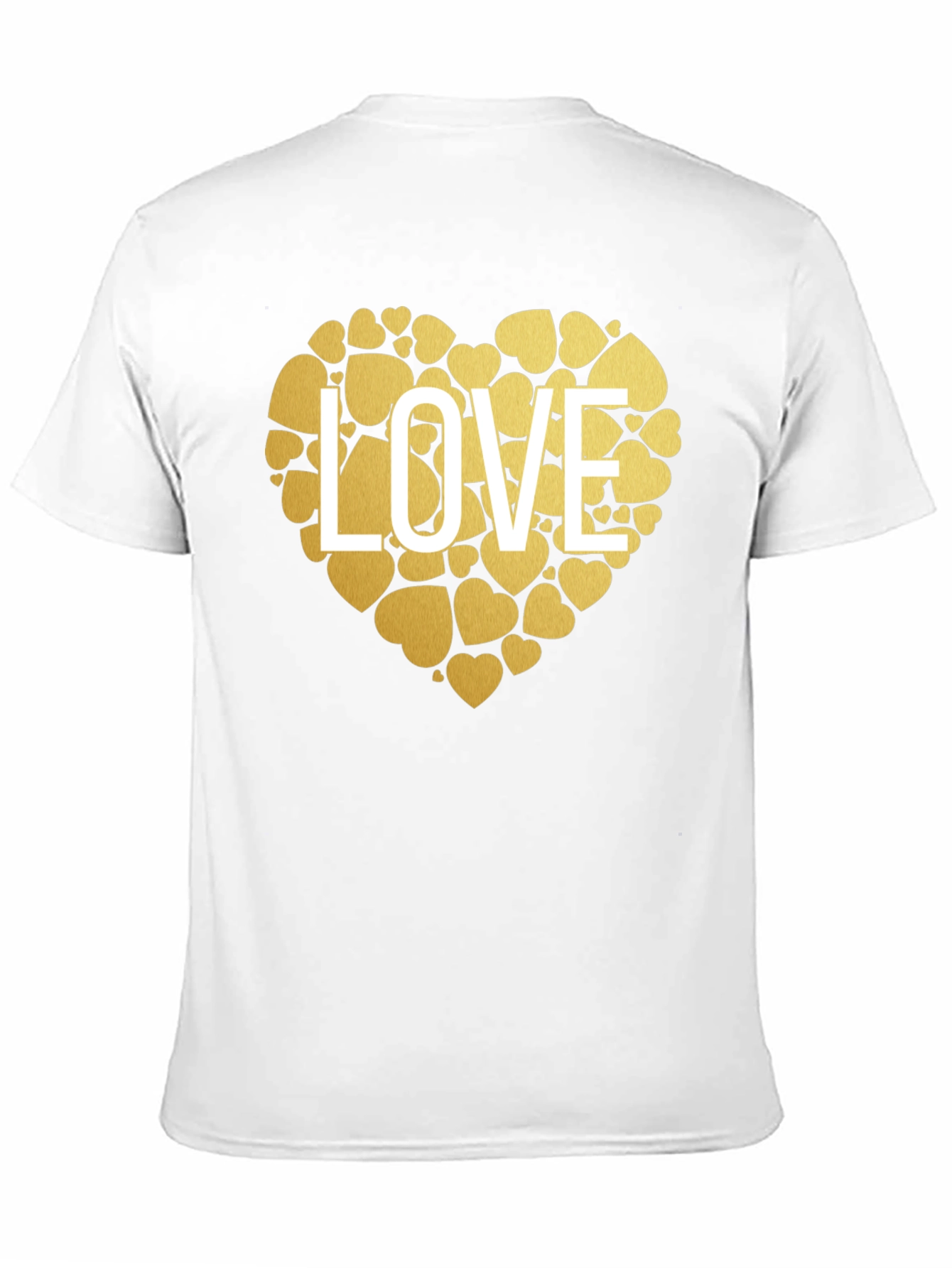 Love Heart Graphic T-Shirt - Stylish Black Tee