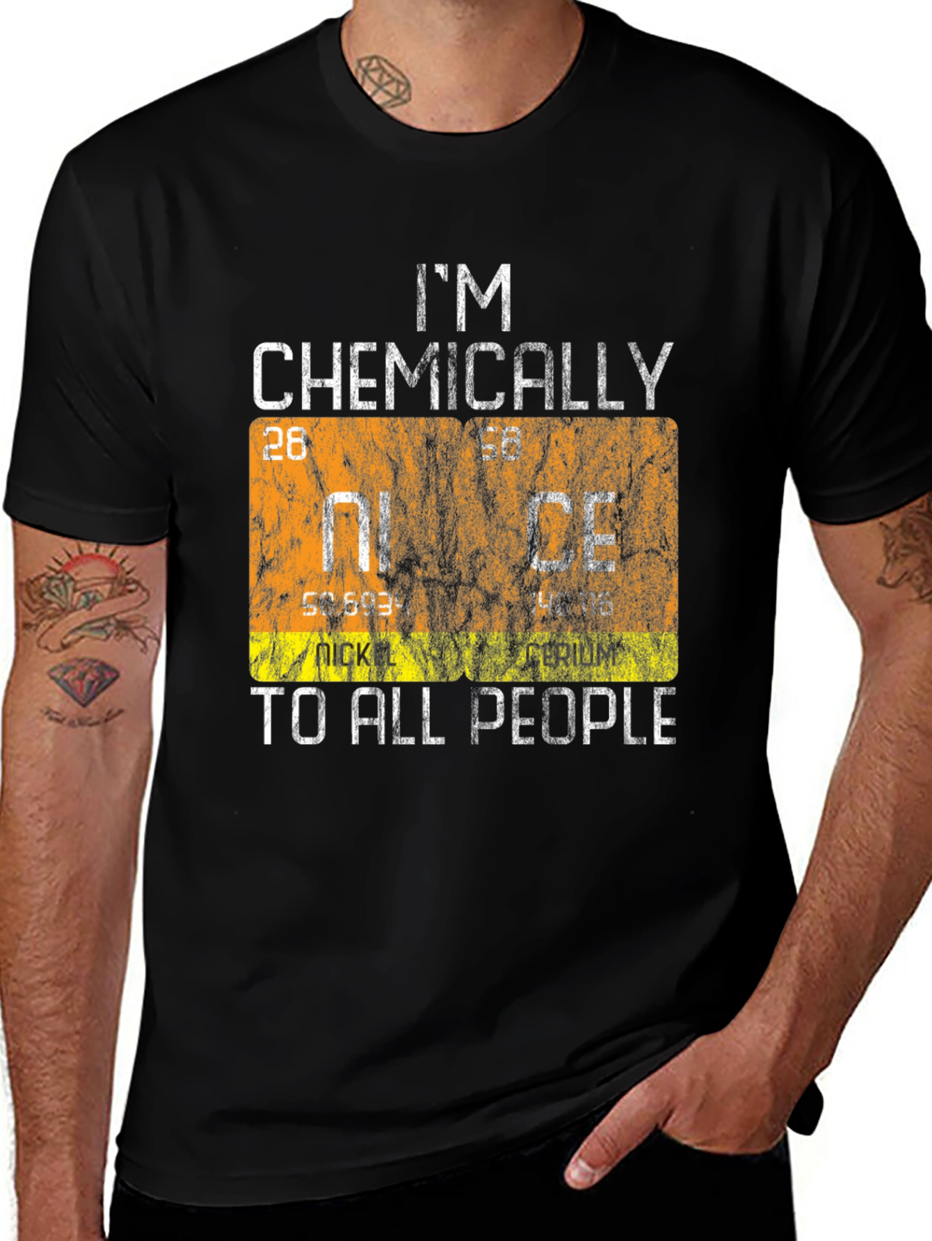 Chemically Nice T-Shirt - Science Pun Tee