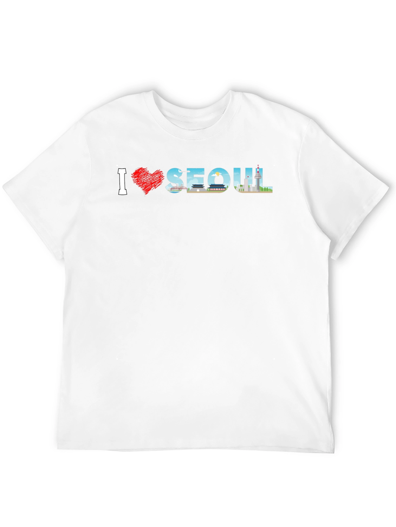 I Love Seoul Black T-Shirt