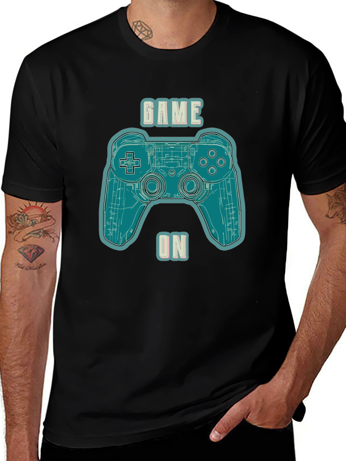 Game On Controller Graphic Tee - Gamer Style