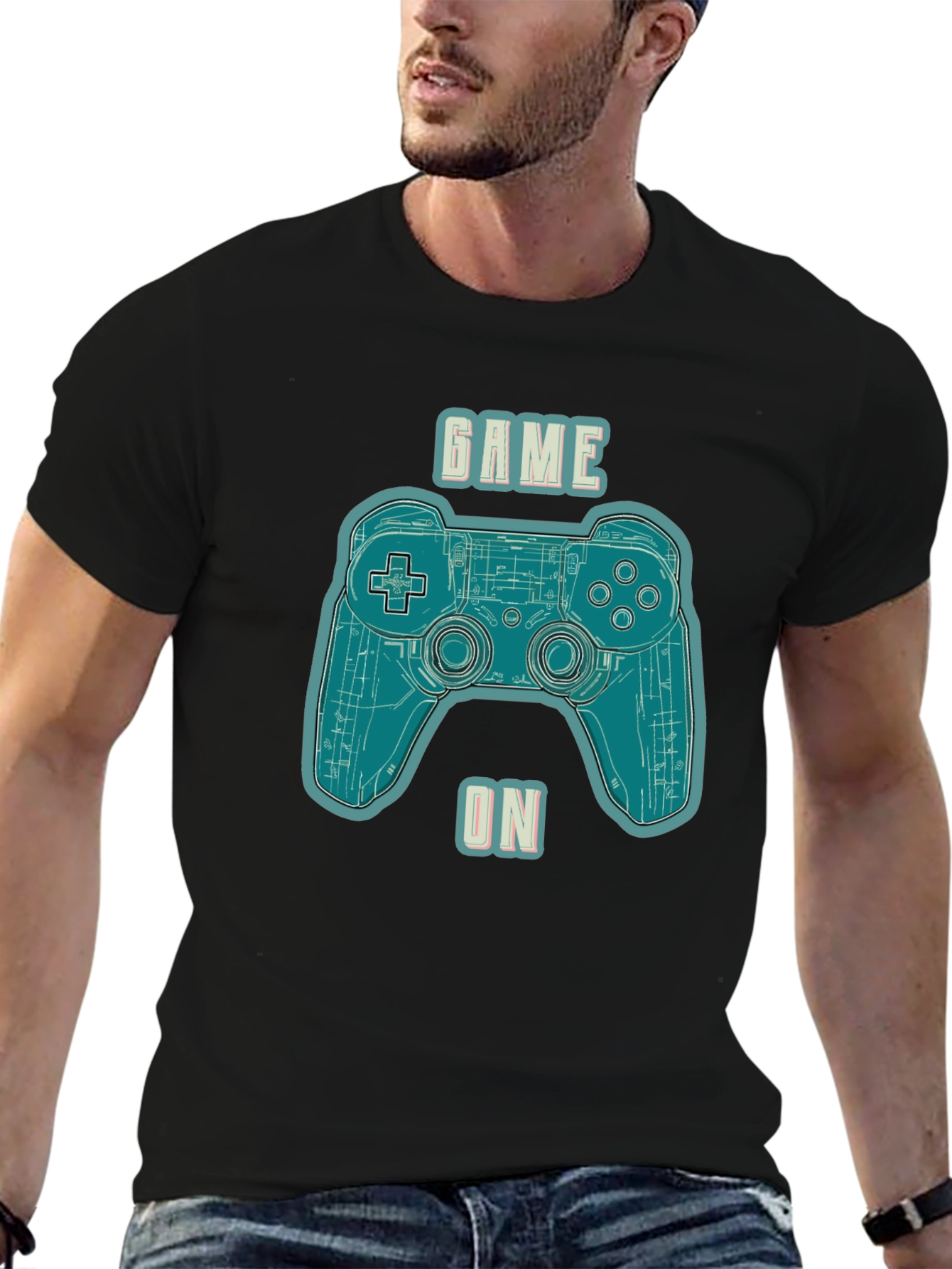Game On Controller Graphic Tee - Gamer Style