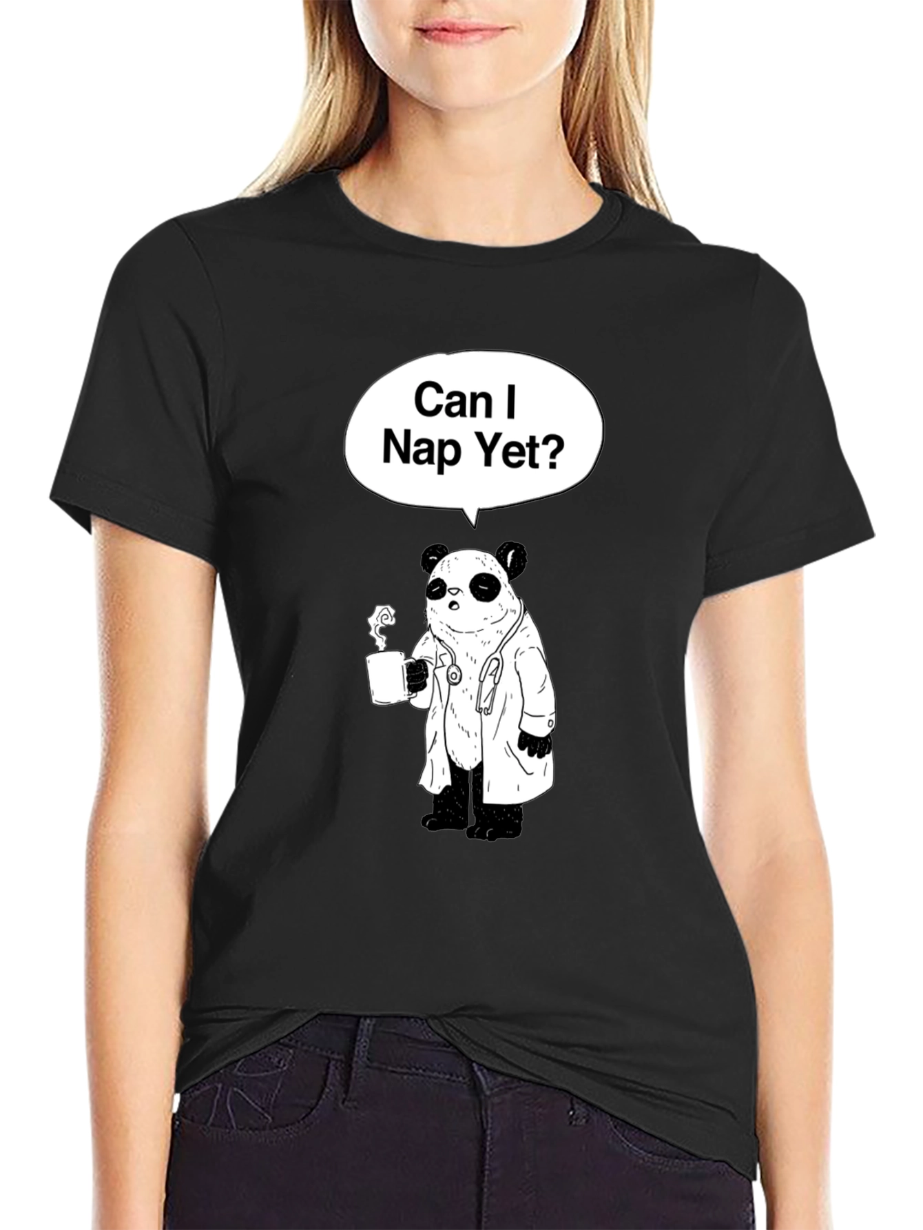 Can I Nap Yet? Panda Doctor T-Shirt