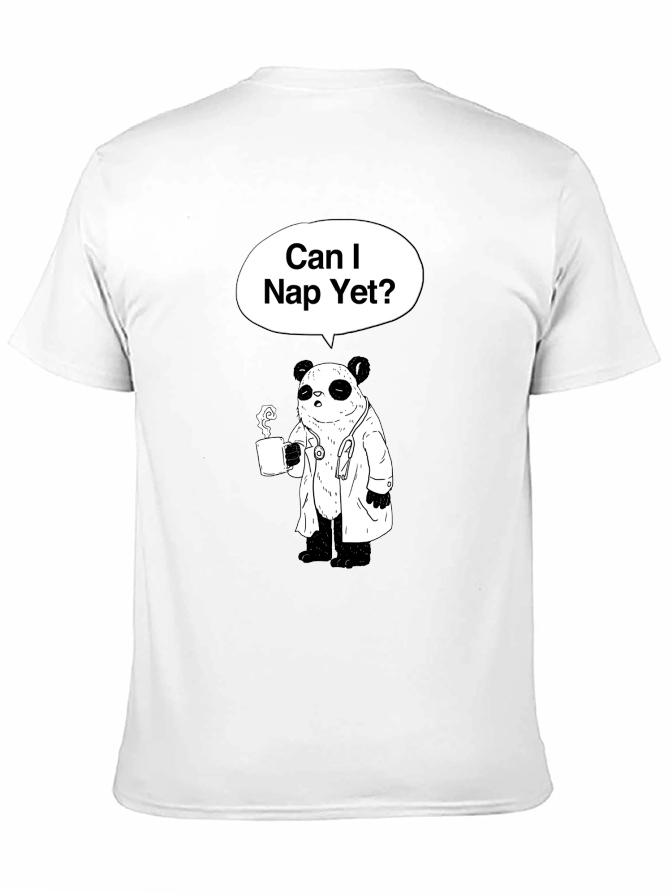 Can I Nap Yet? Panda Doctor T-Shirt