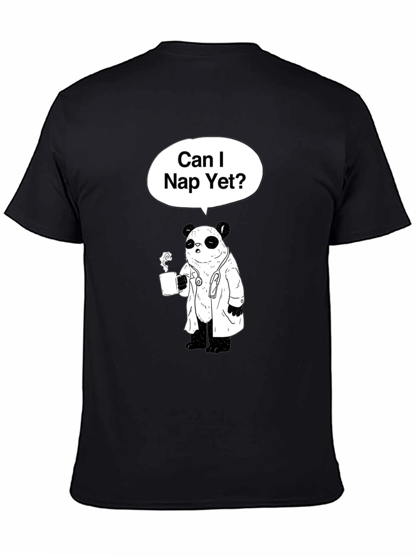 Can I Nap Yet? Panda Doctor T-Shirt