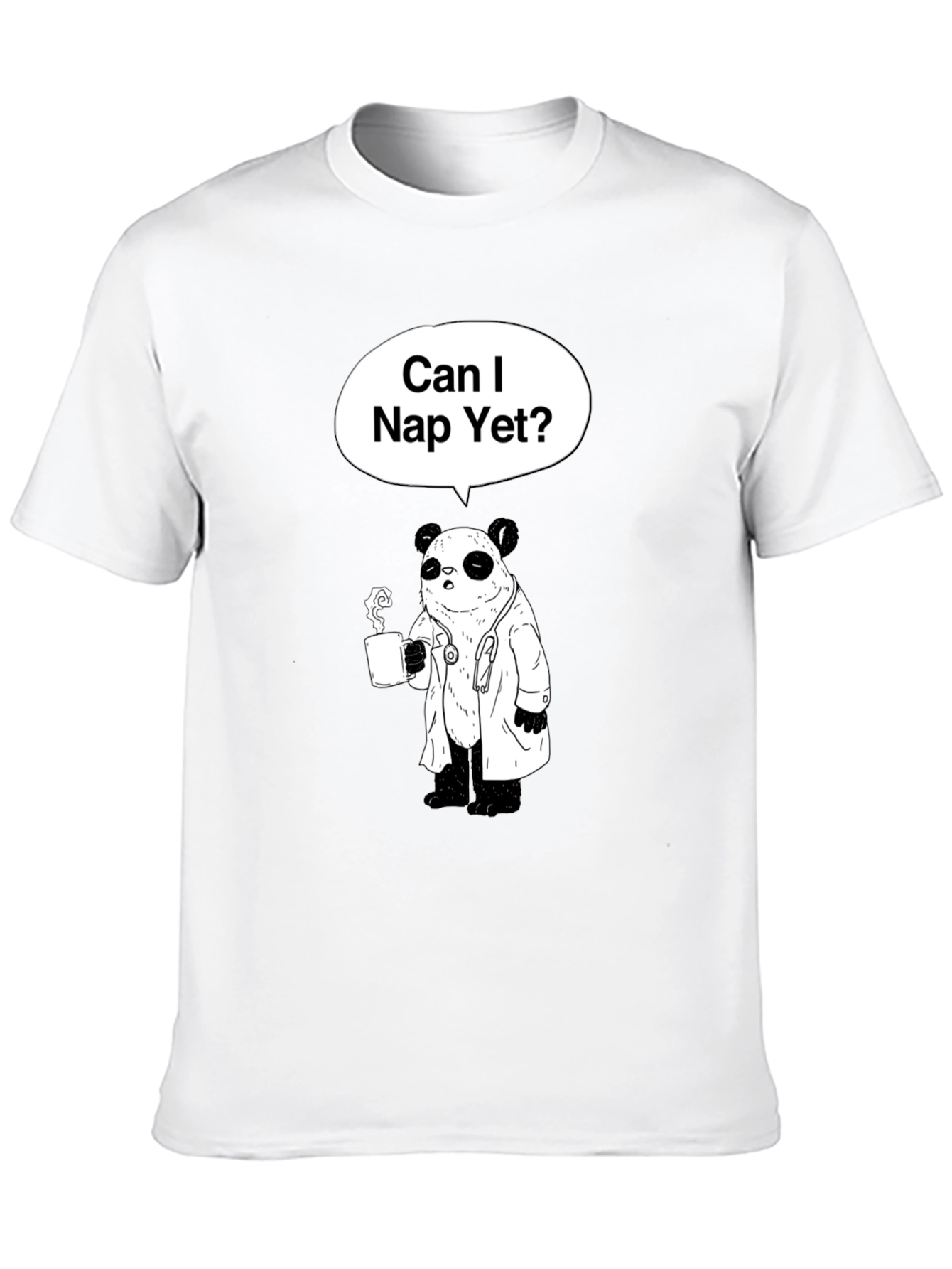 Can I Nap Yet? Panda Doctor T-Shirt