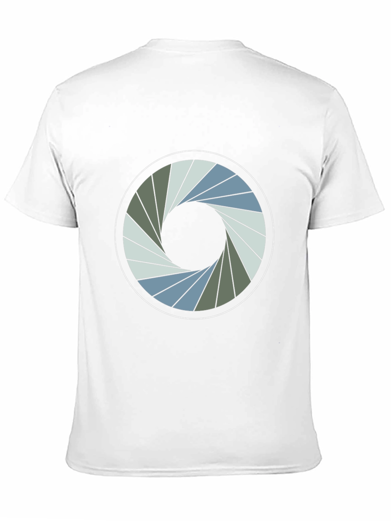 Abstract Iris Graphic Tee - Modern Style