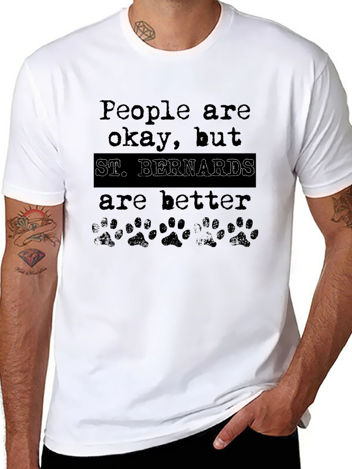St. Bernards Dog Lover T-Shirt