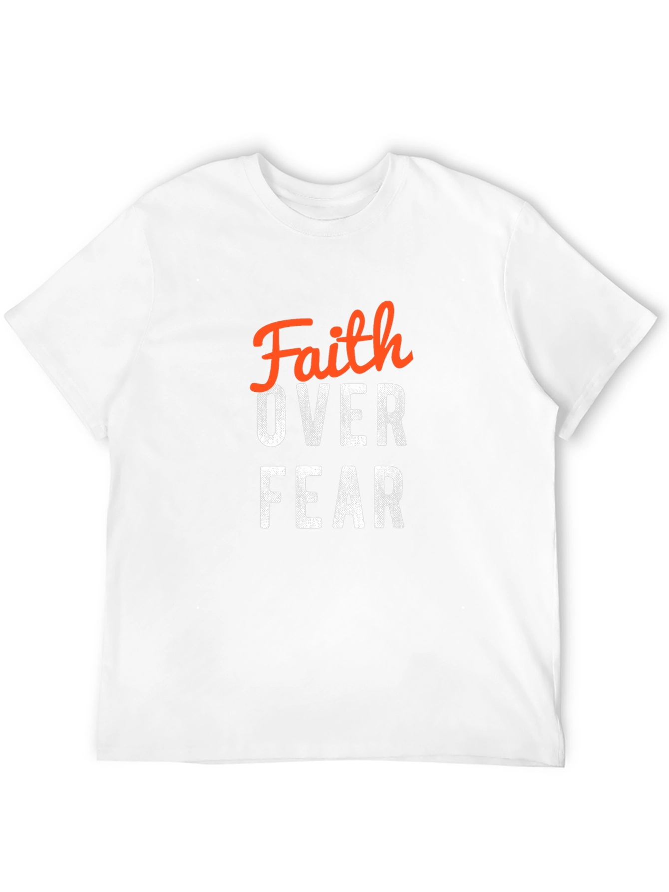 Faith Over Fear Graphic Tee - Mens Black T-Shirt