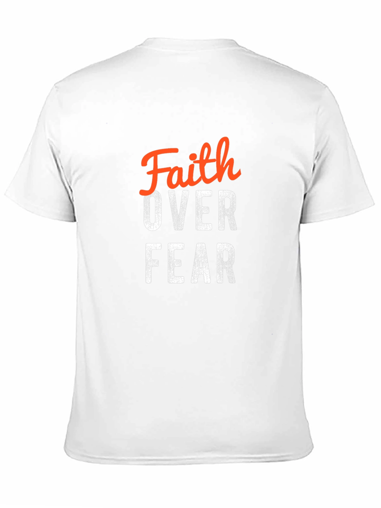 Faith Over Fear Graphic Tee - Mens Black T-Shirt