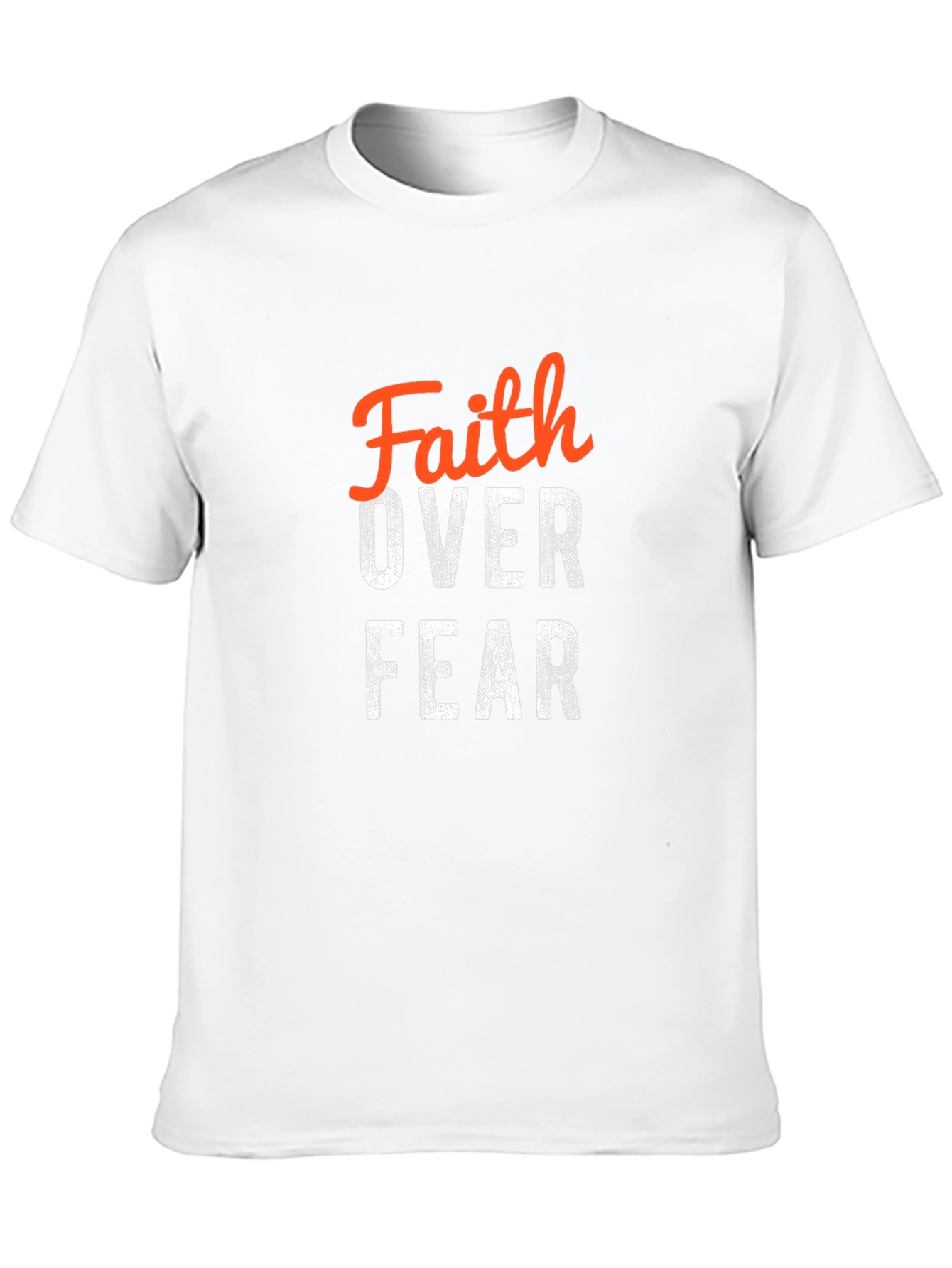 Faith Over Fear Graphic Tee - Mens Black T-Shirt