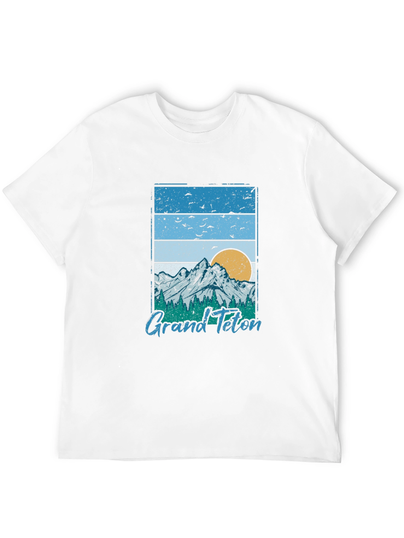 Grand Teton Graphic Tee - Retro Style