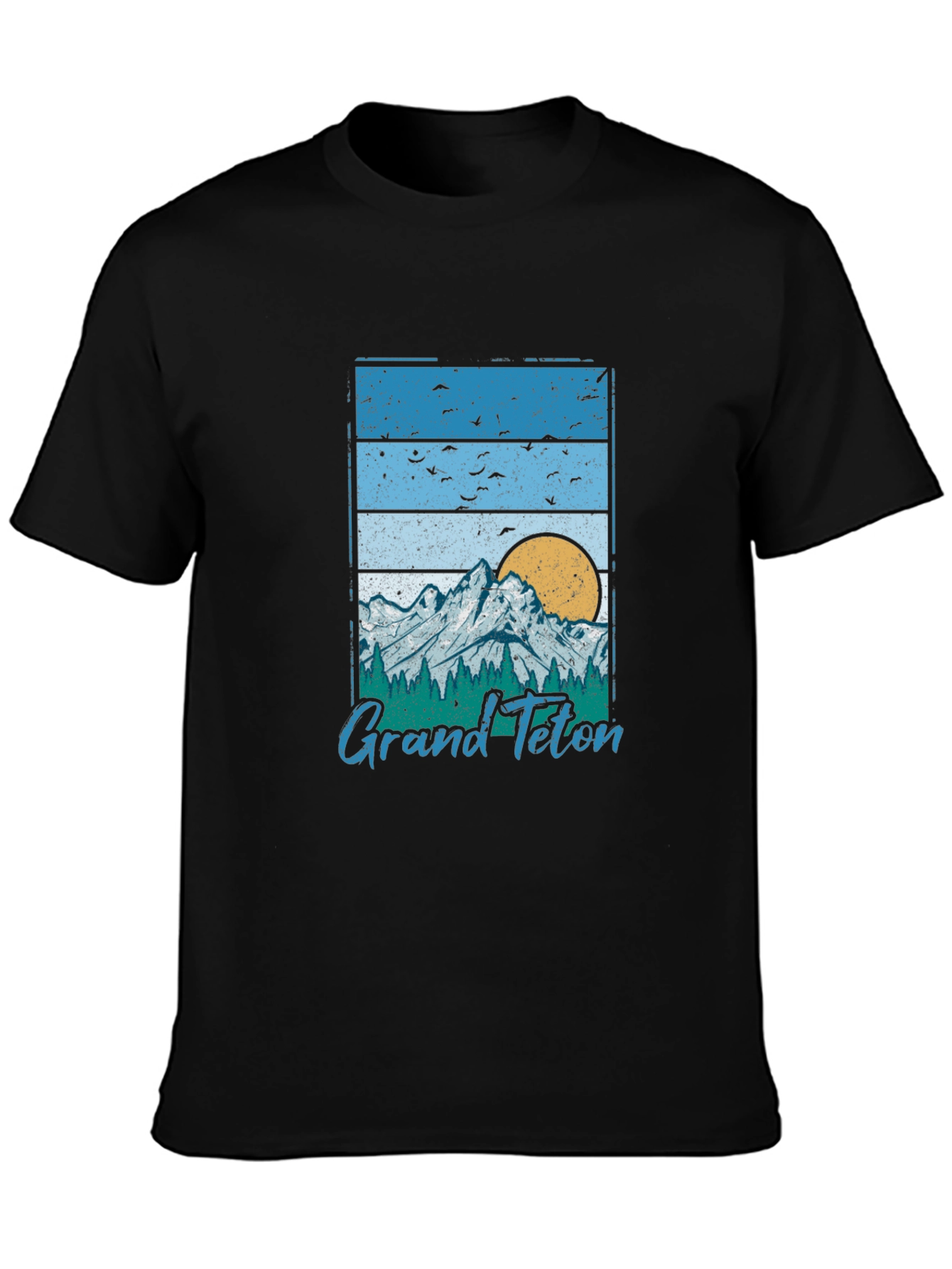 Grand Teton Graphic Tee - Retro Style