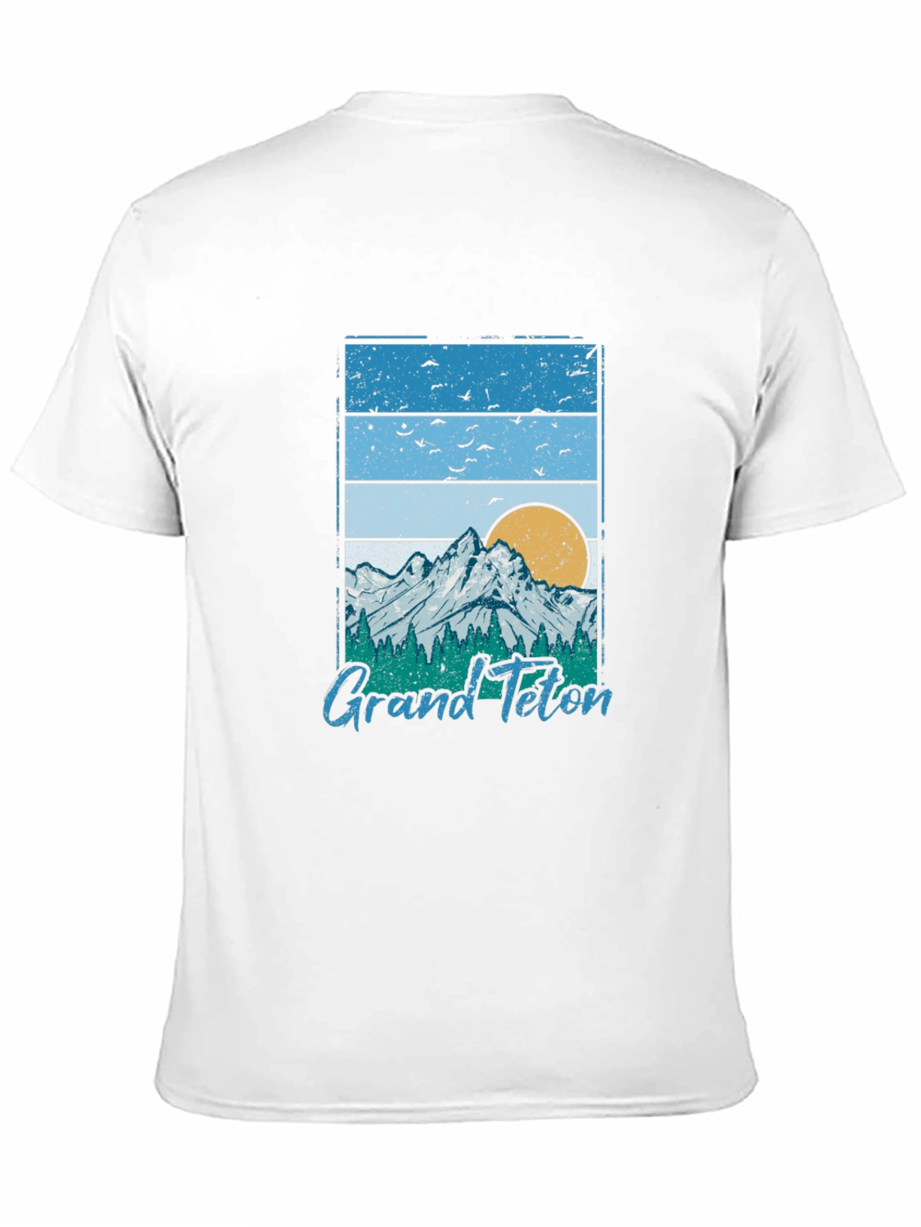 Grand Teton Graphic Tee - Retro Style