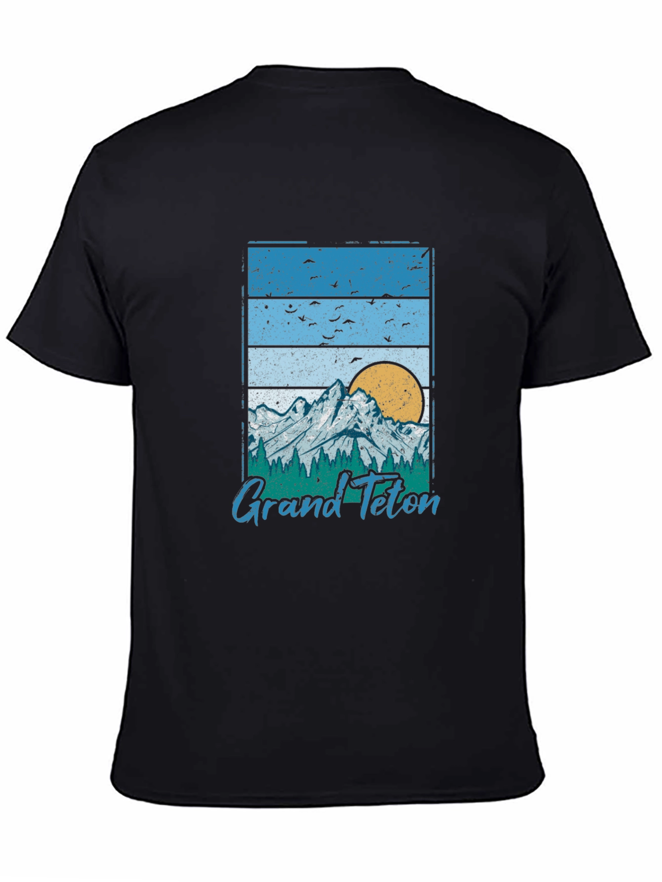Grand Teton Graphic Tee - Retro Style