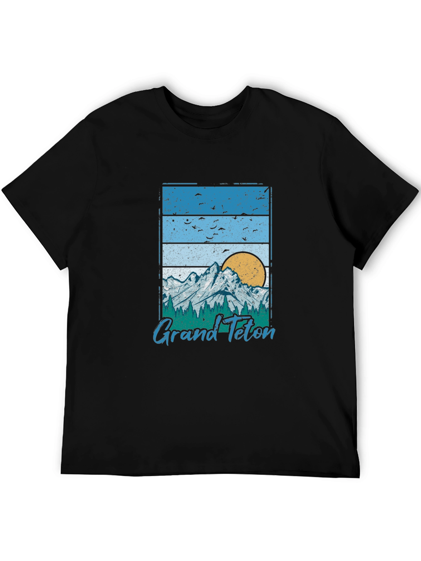 Grand Teton Graphic Tee - Retro Style