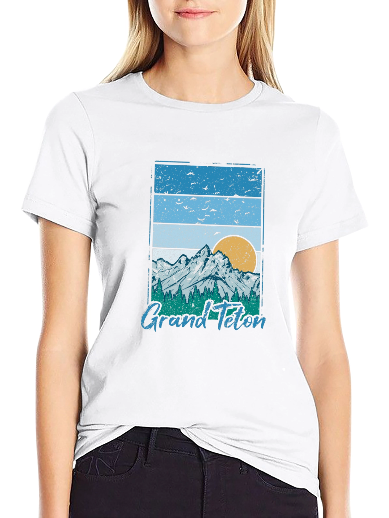 Grand Teton Graphic Tee - Retro Style