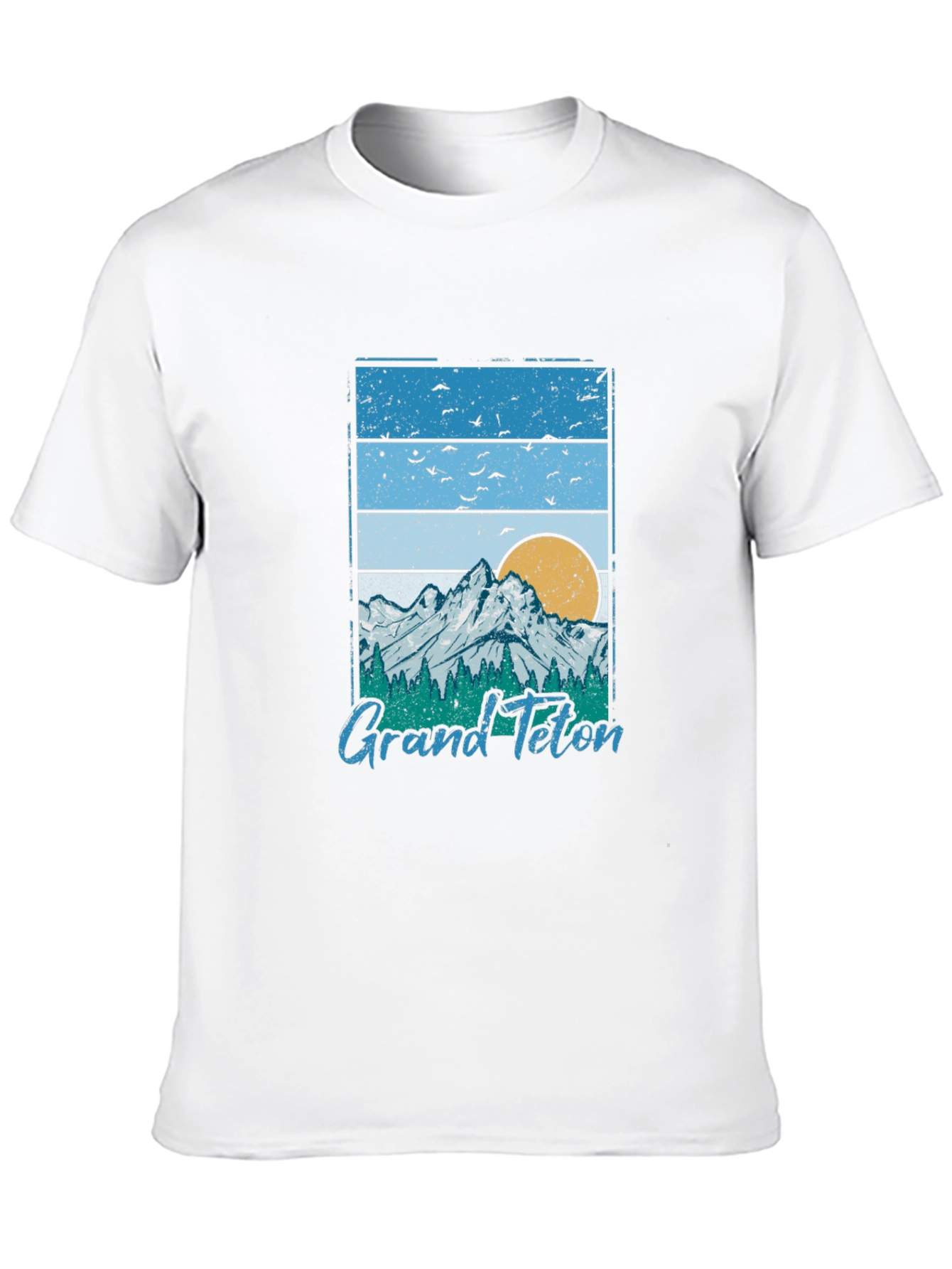 Grand Teton Graphic Tee - Retro Style