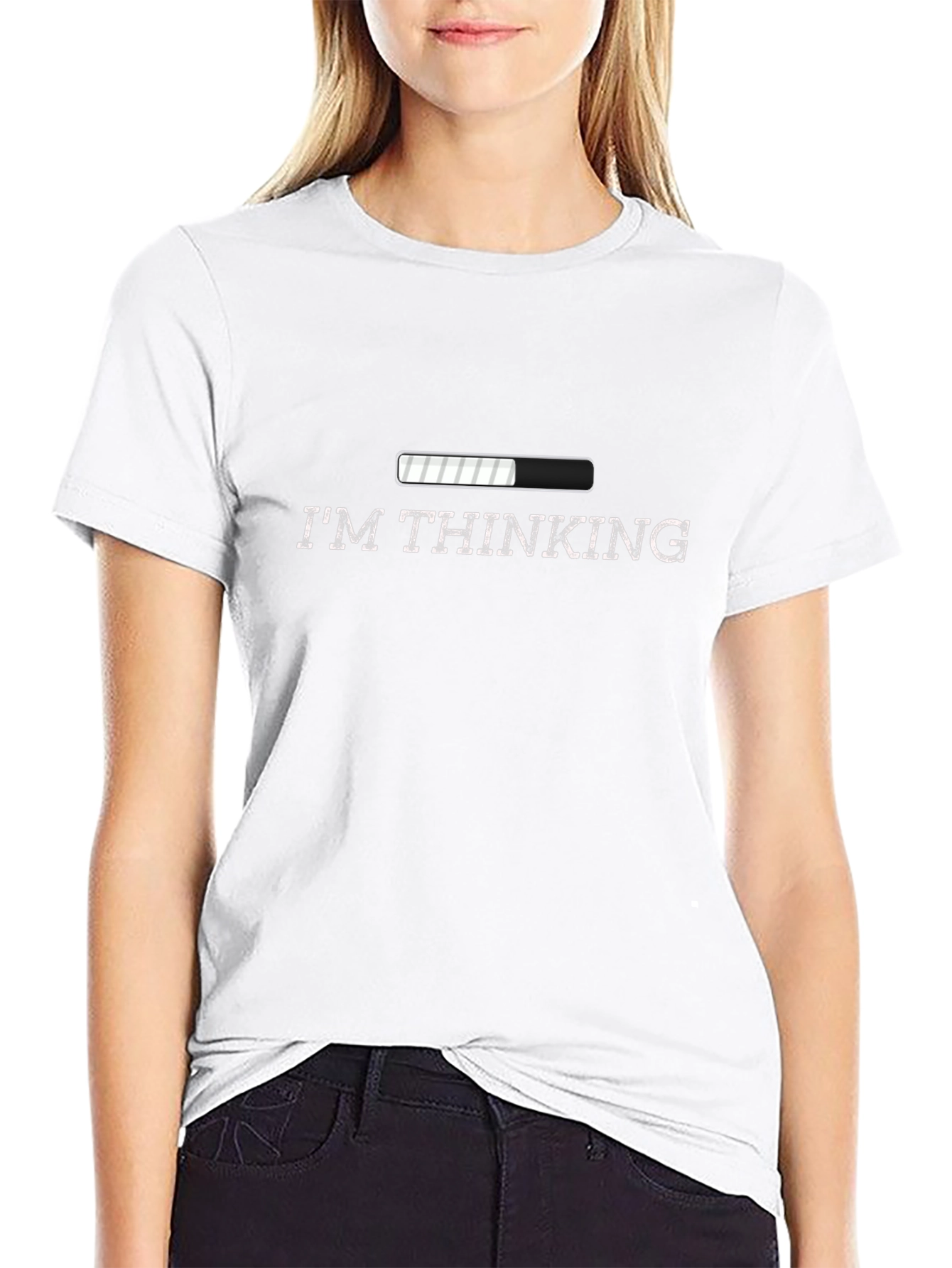 Im Thinking Loading Bar Graphic T-Shirt