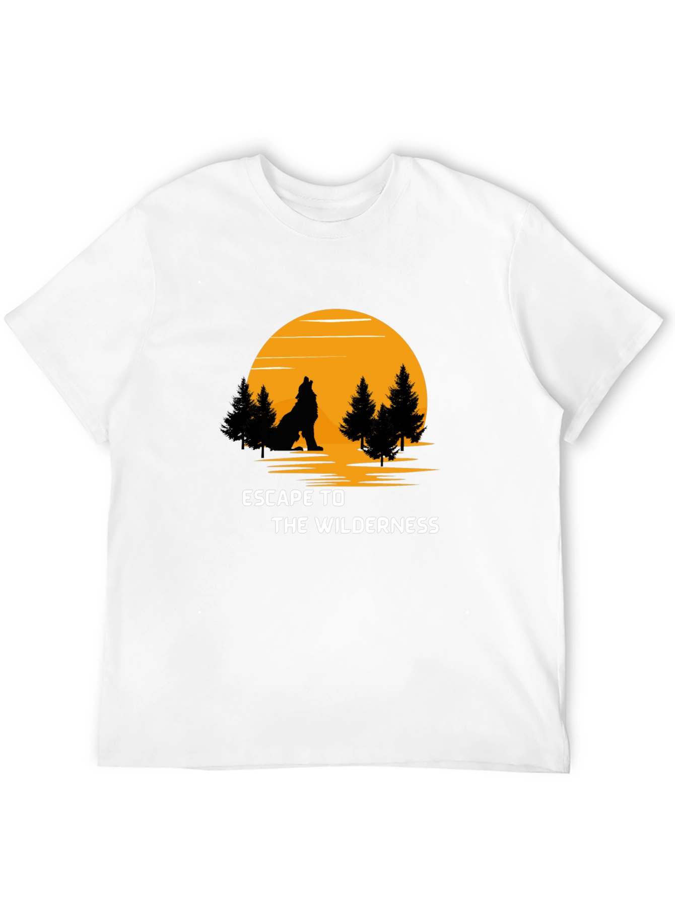 Escape to the Wilderness Black T-Shirt