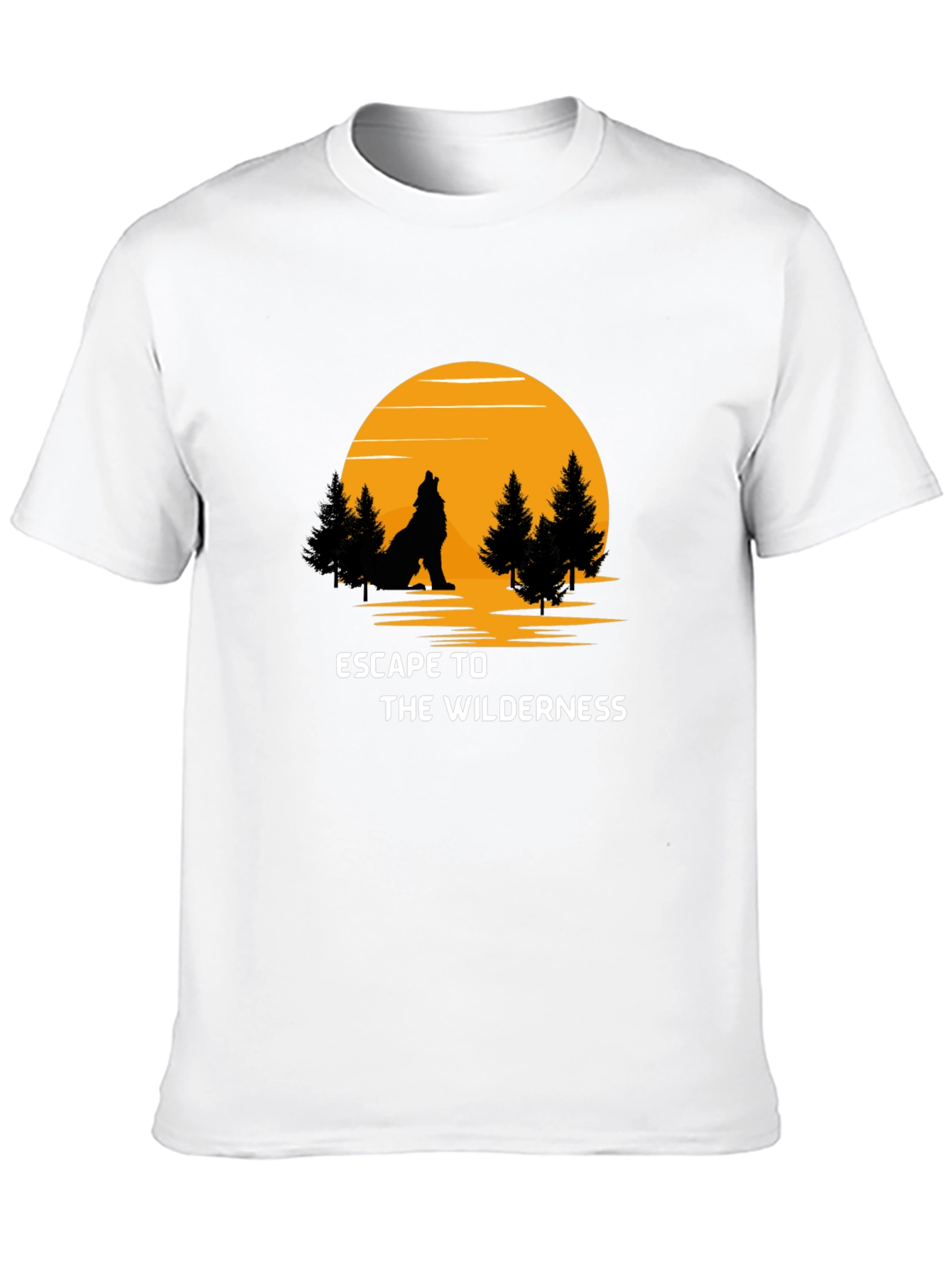 Escape to the Wilderness Black T-Shirt