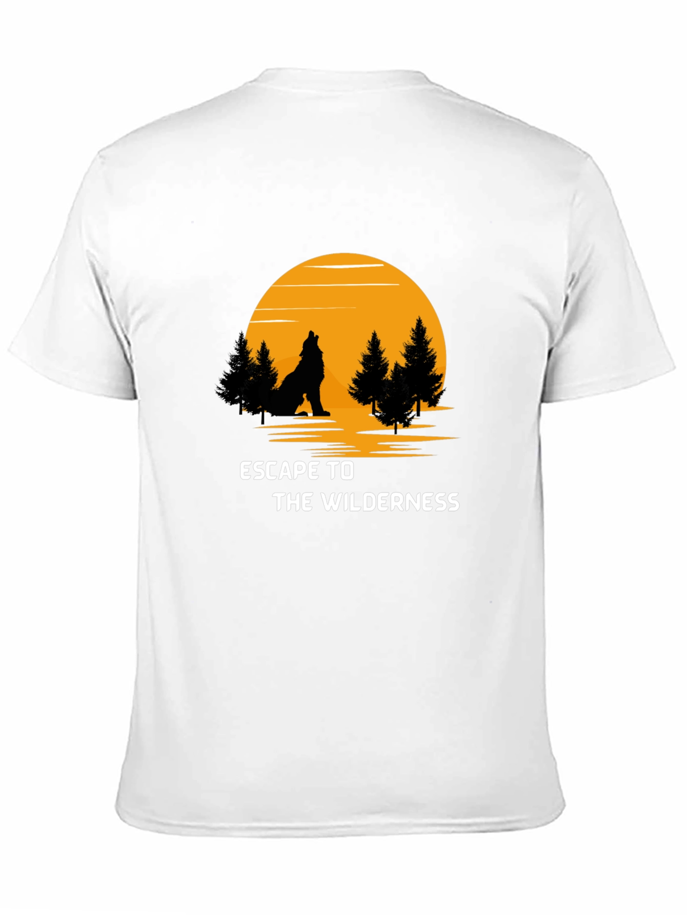 Escape to the Wilderness Black T-Shirt