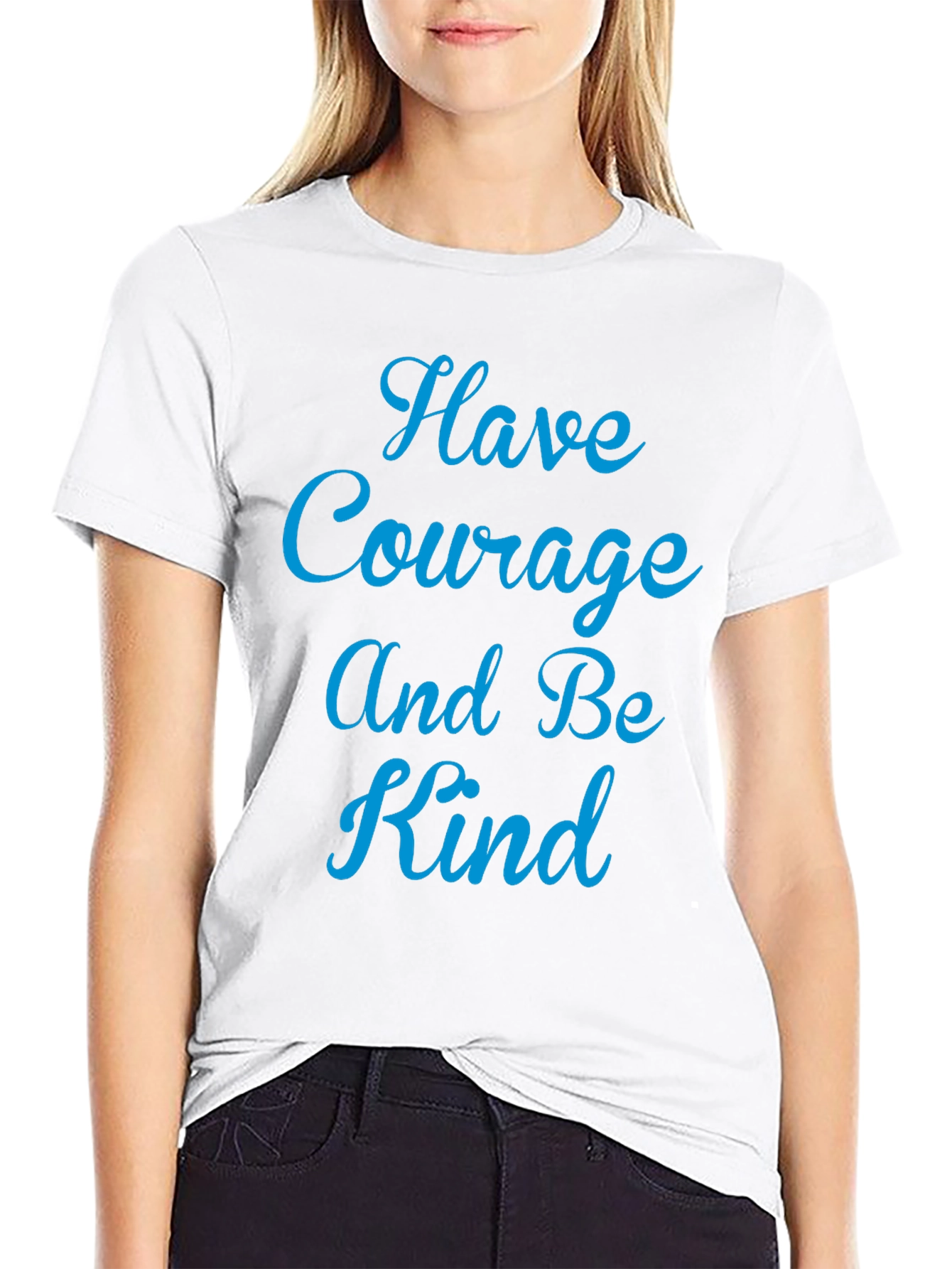 Courage & Kindness Black T-Shirt
