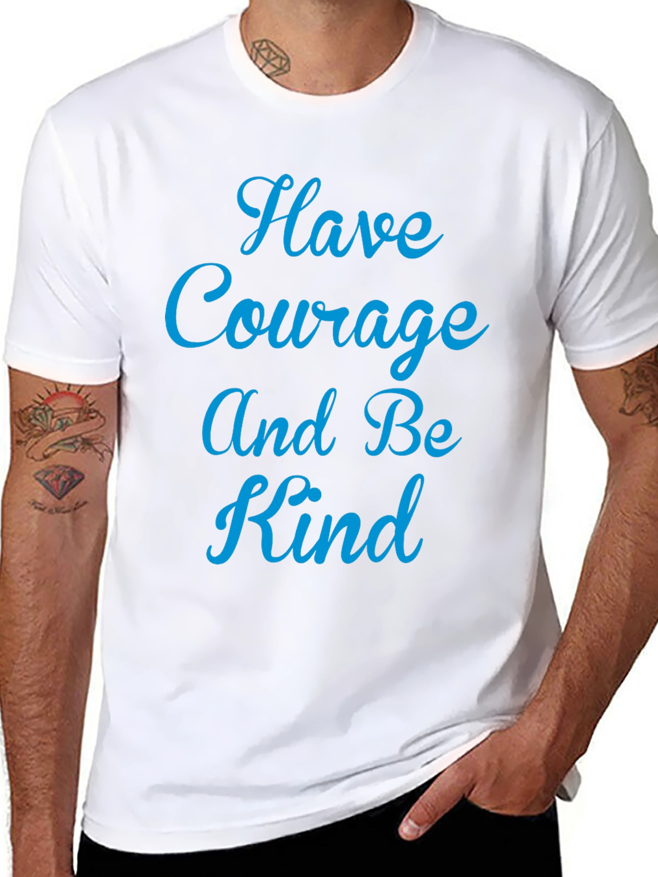 Courage & Kindness Black T-Shirt