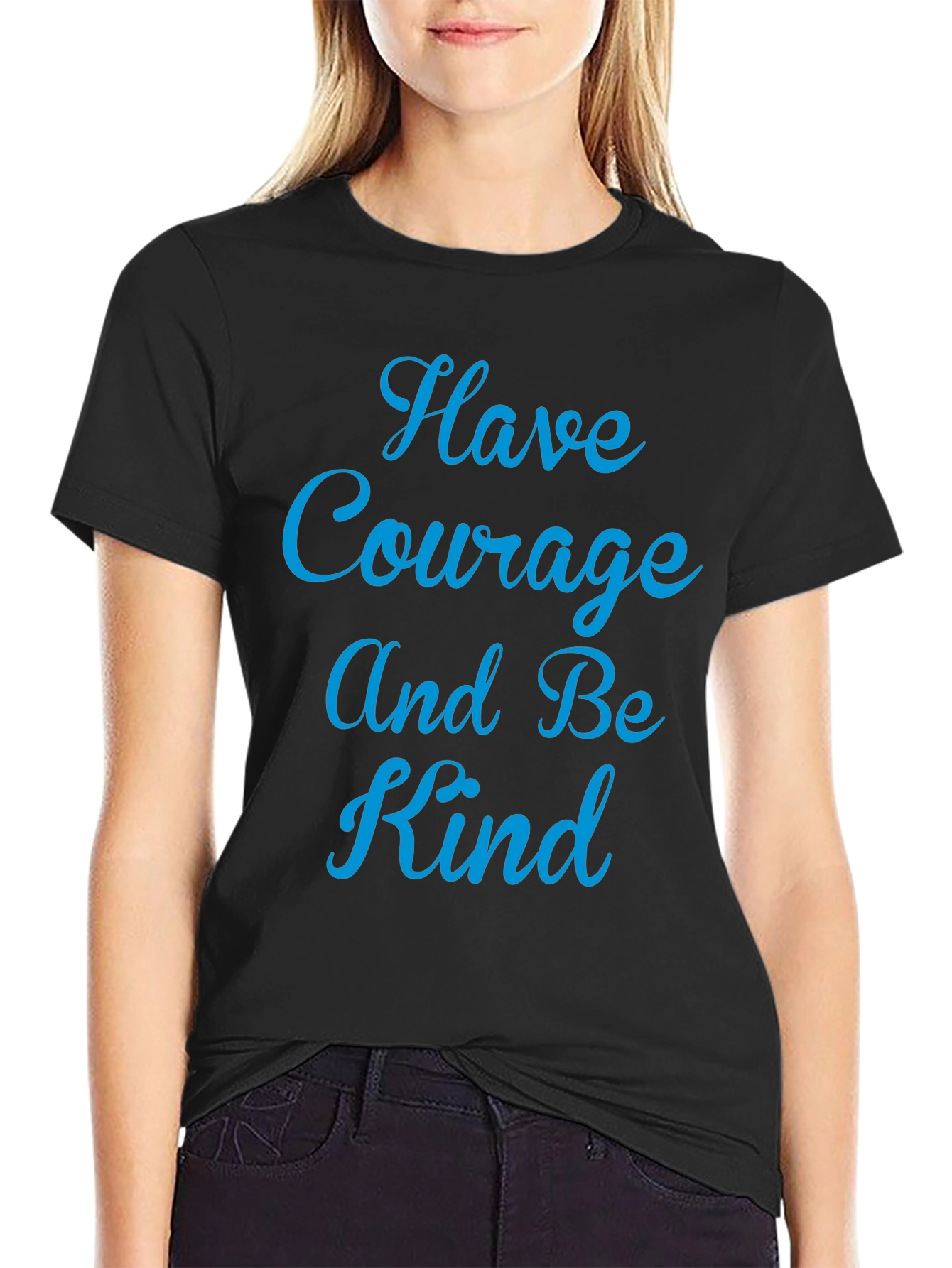 Courage & Kindness Black T-Shirt