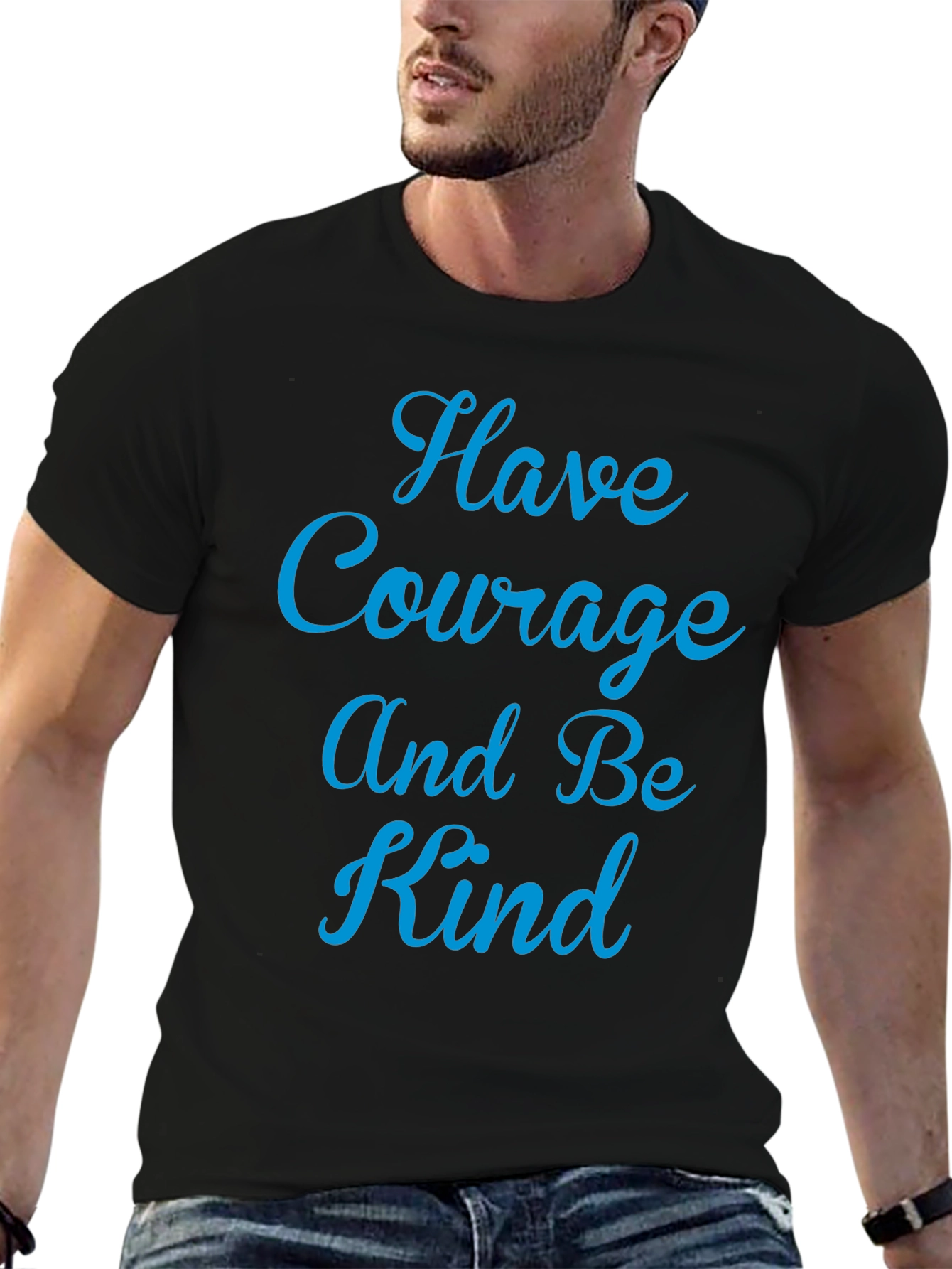 Courage & Kindness Black T-Shirt