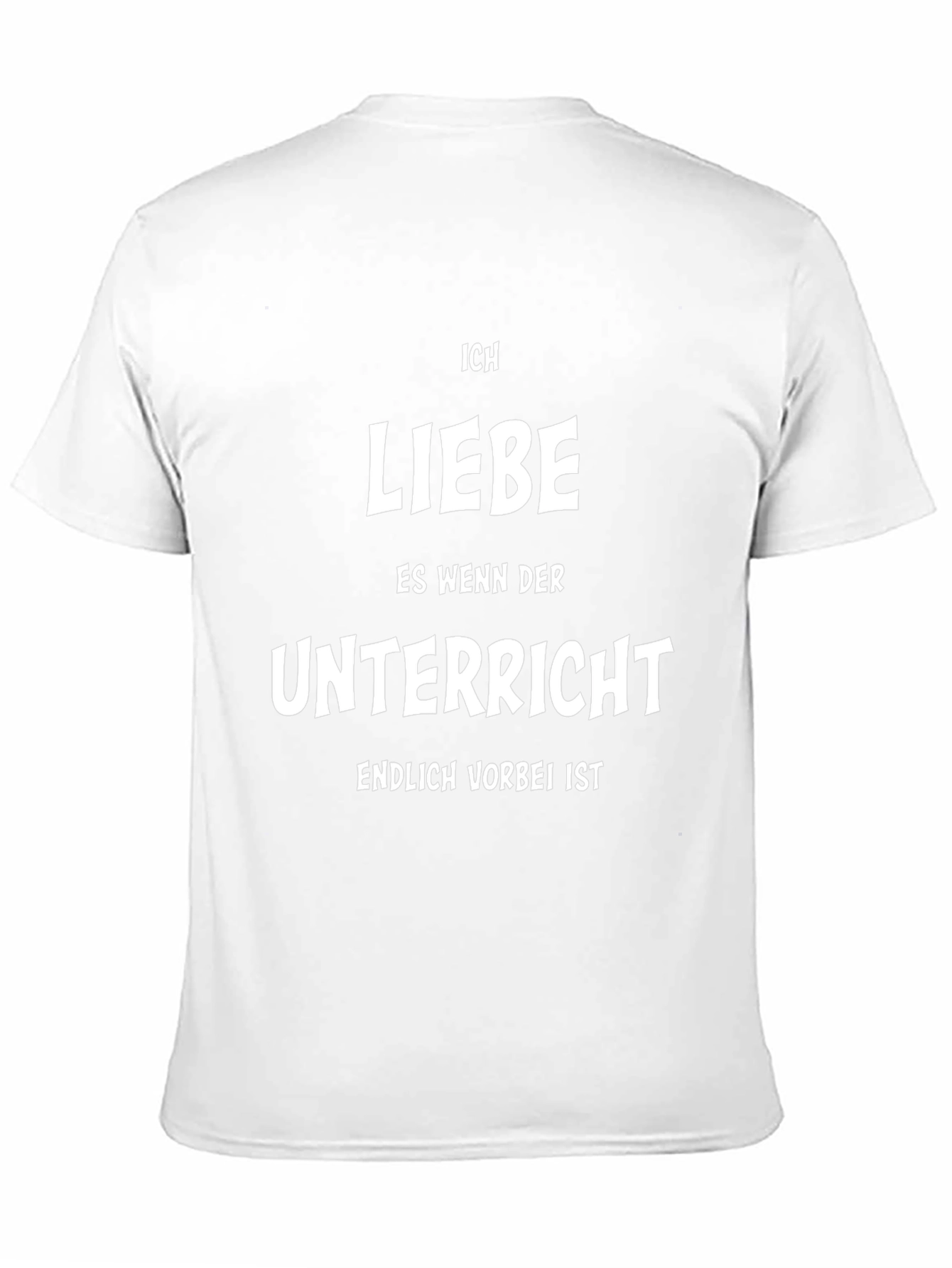 Ich Liebe Unterricht T-Shirt - German Text Graphic Tee