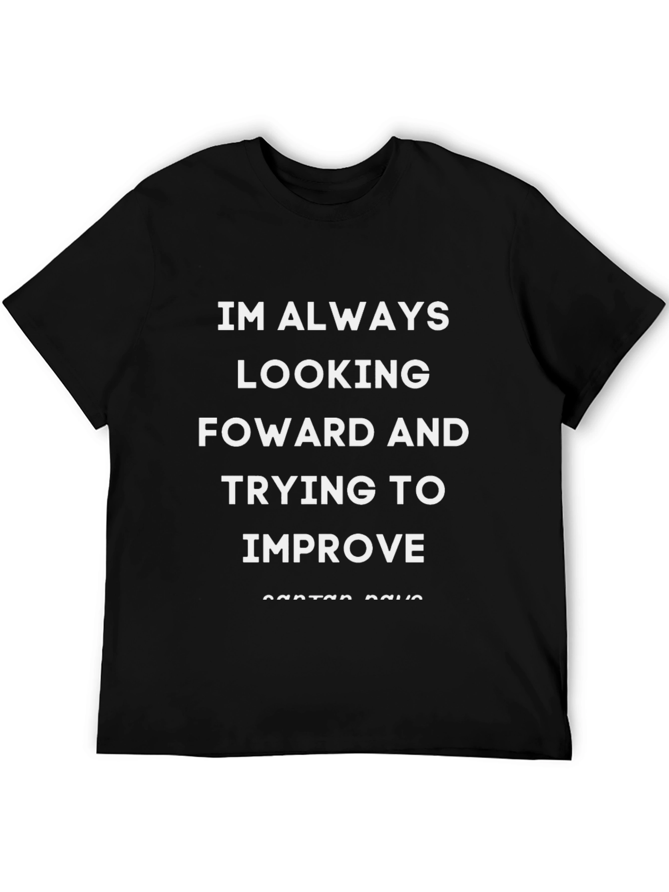 Motivational Black T-Shirt