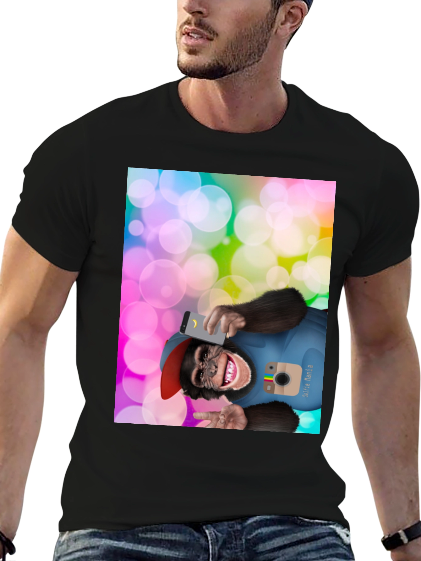 Monkey Selfie Graphic Tee