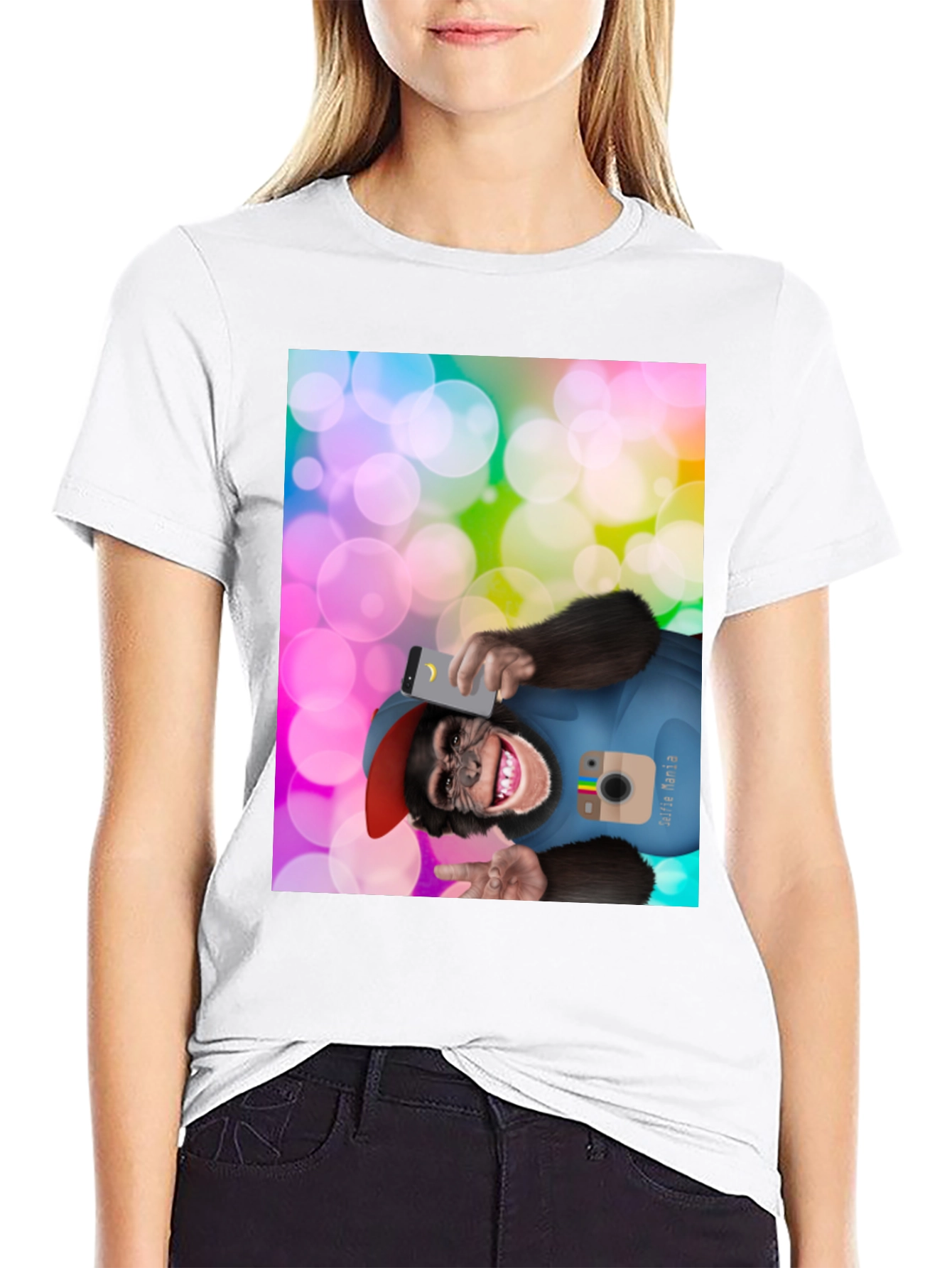 Monkey Selfie Graphic Tee