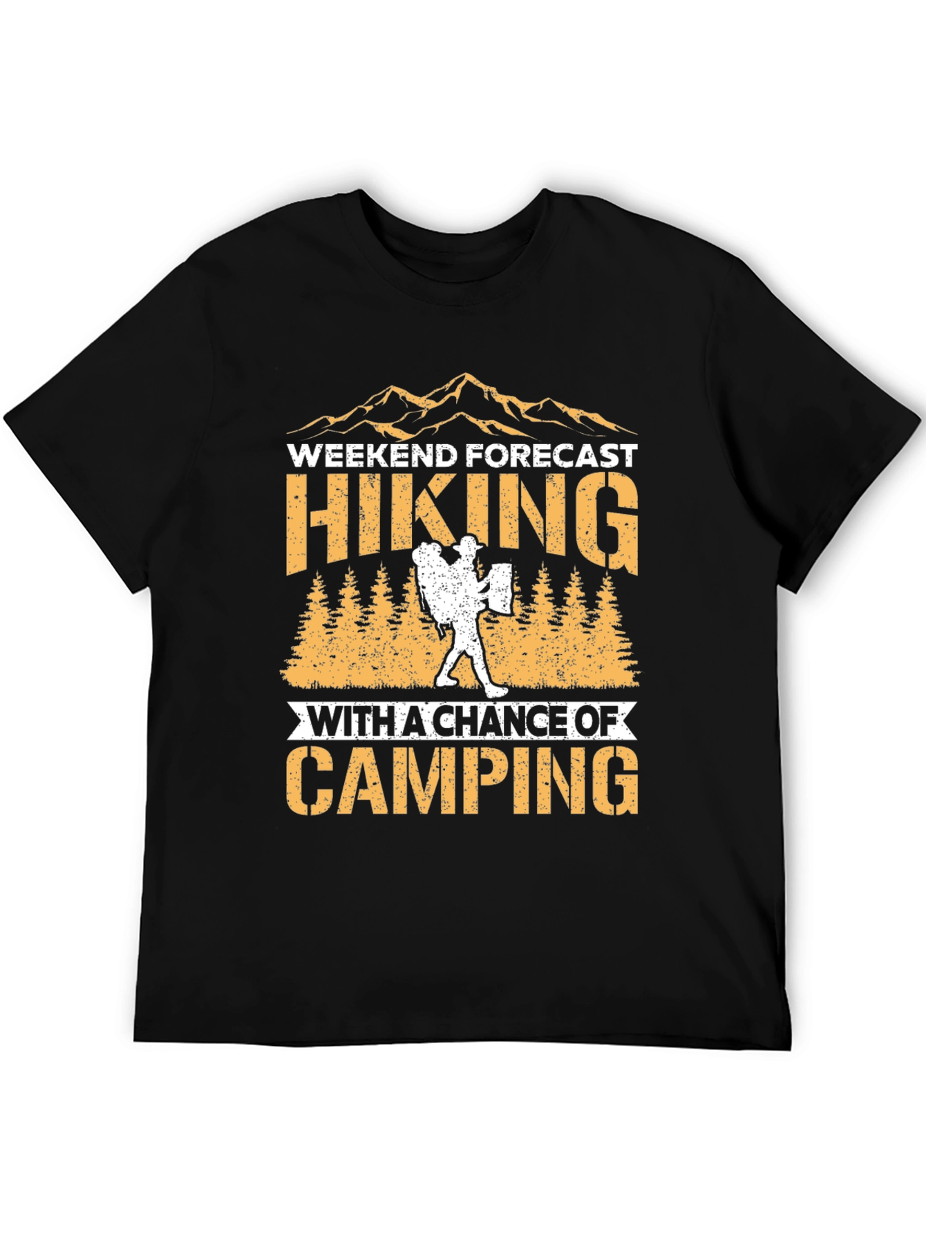 Hiking and Camping Forecast Graphic Tee