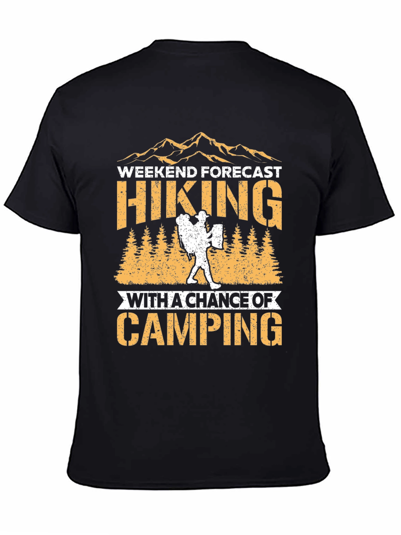 Hiking and Camping Forecast Graphic Tee