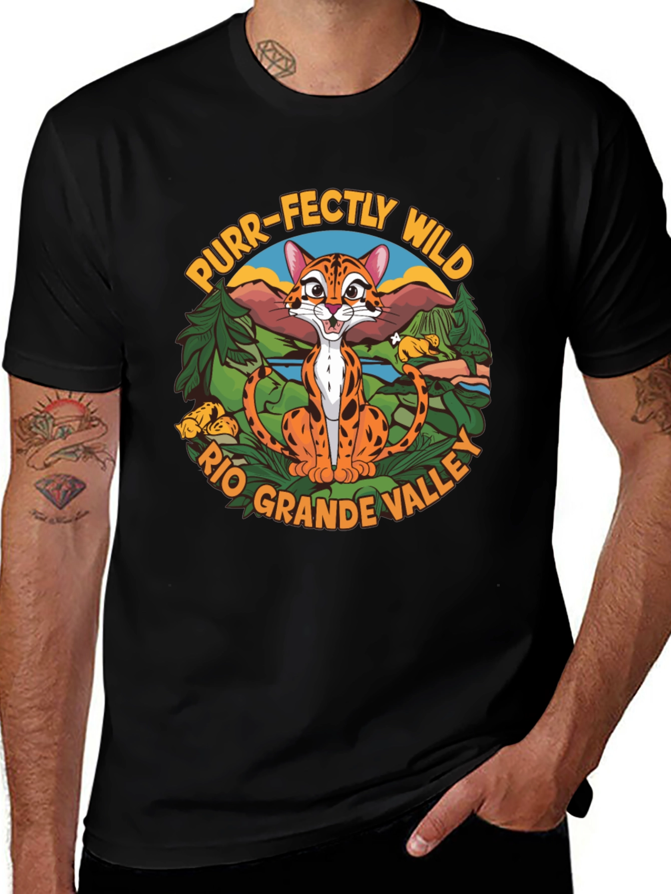Purr-fectly Wild Rio Grande Valley T-Shirt