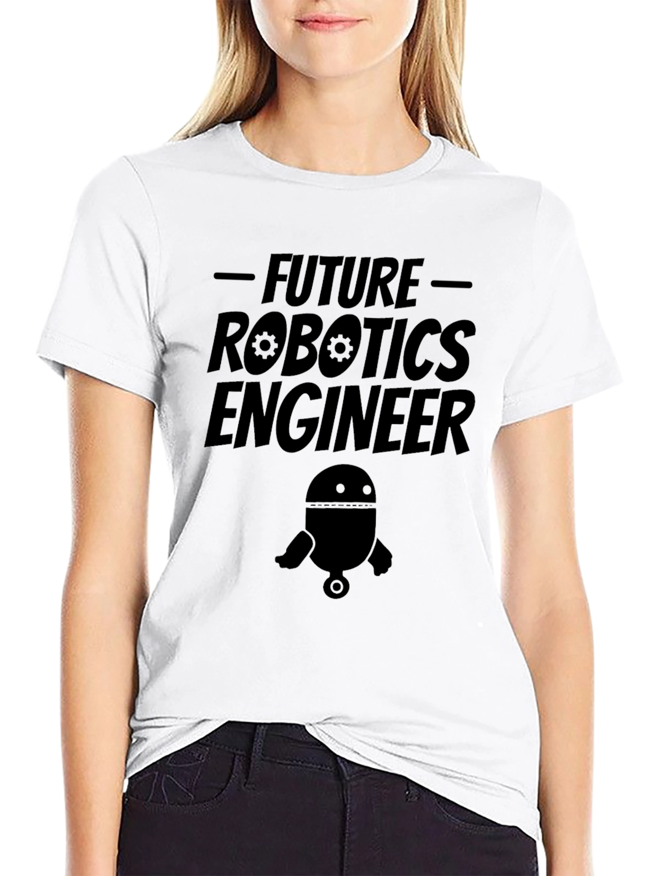 Future Robotics Engineer T-Shirt - Cool Robot Design