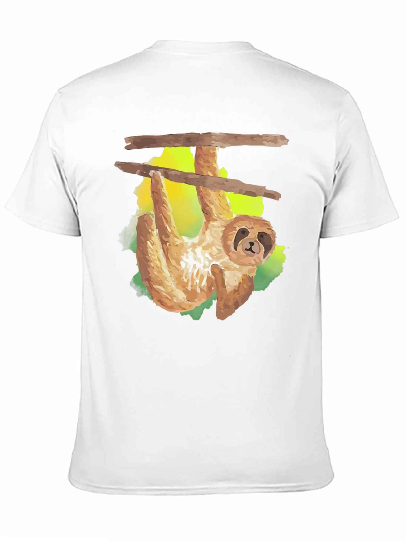 Sloth Hanging Around T-Shirt - Cool Graphic Tee