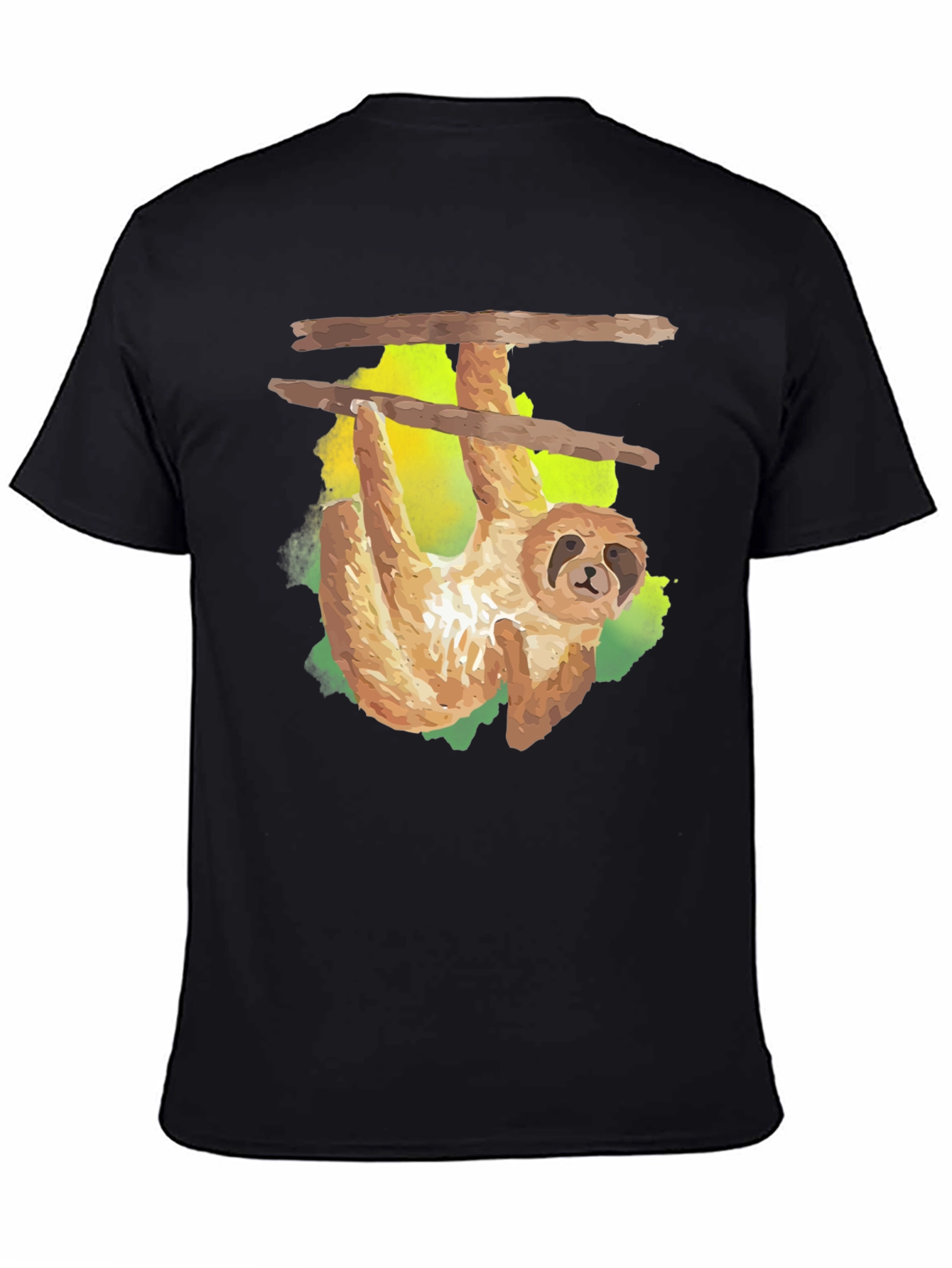 Sloth Hanging Around T-Shirt - Cool Graphic Tee