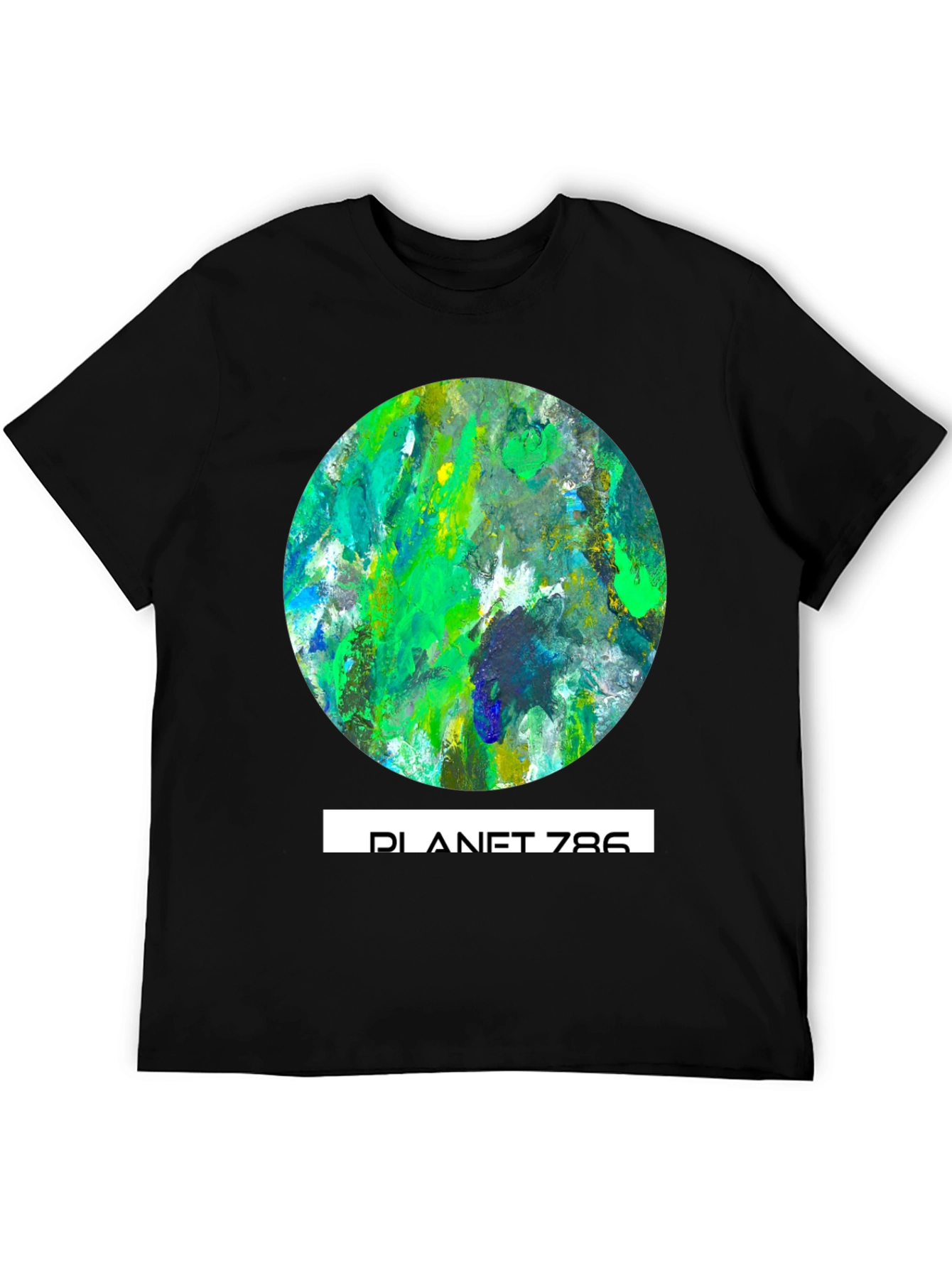 Planet 786 Graphic Tee - Abstract Earth T-Shirt