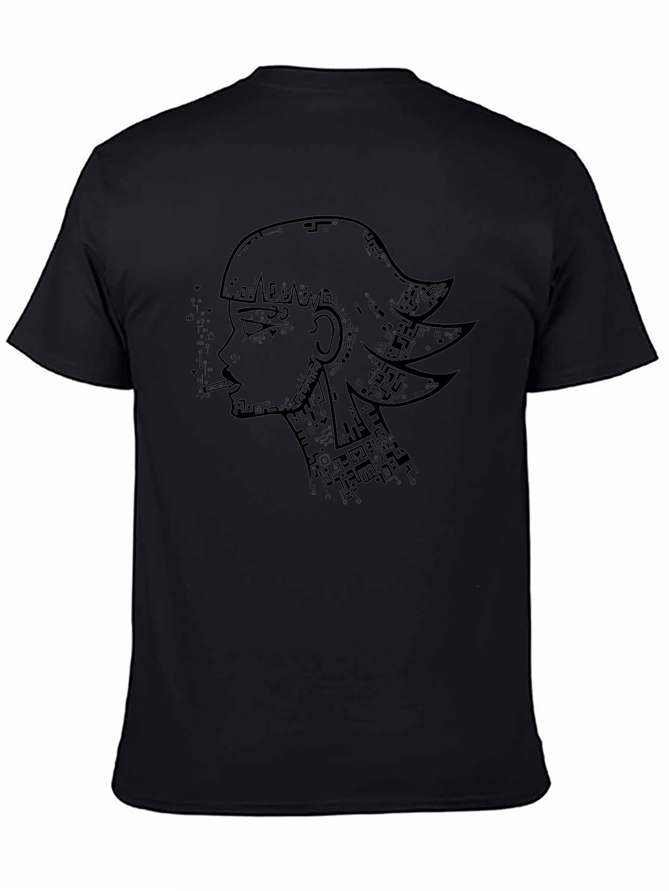 Cyberpunk Girl T-Shirt - Artistic Graphic Tee